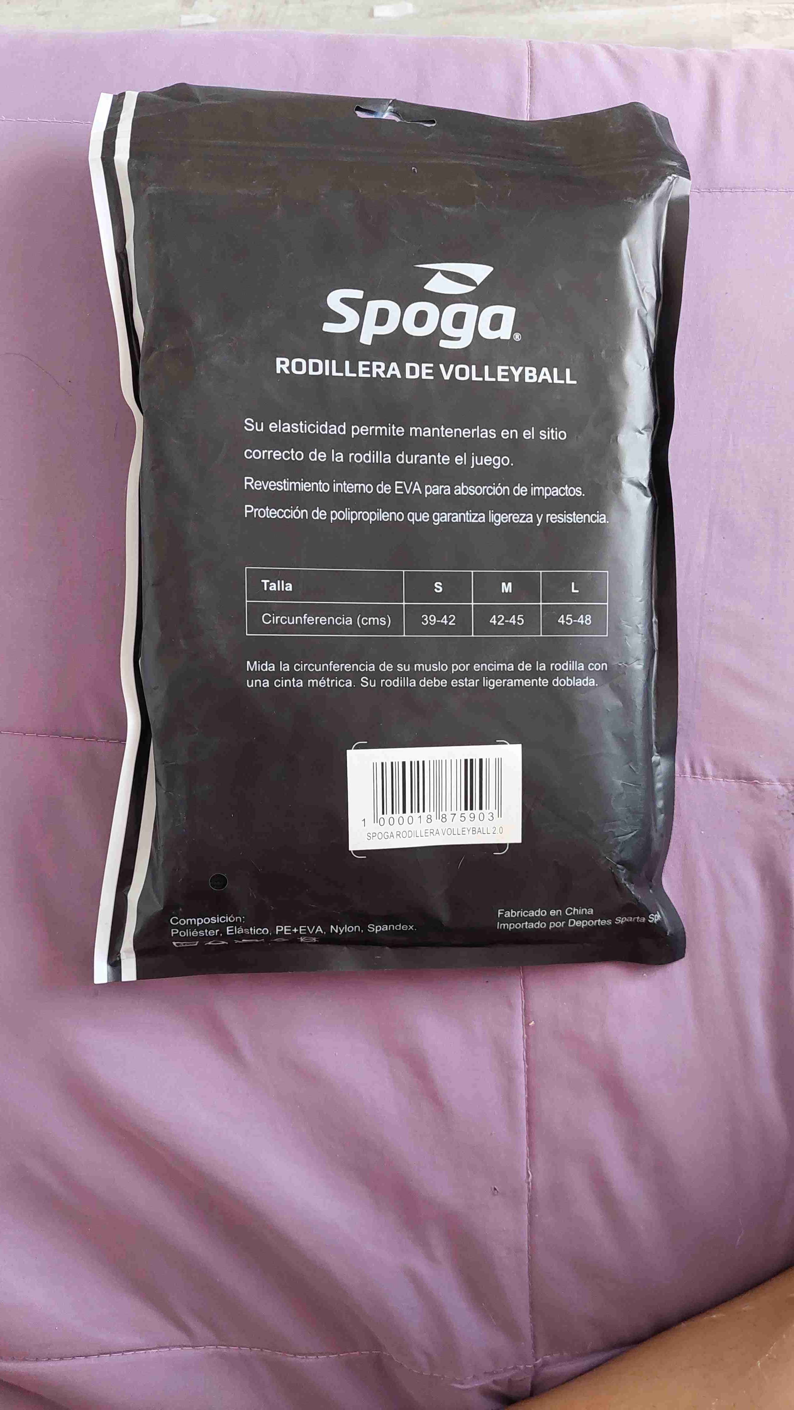 Rodilleras negras Spoga - miniatura 5