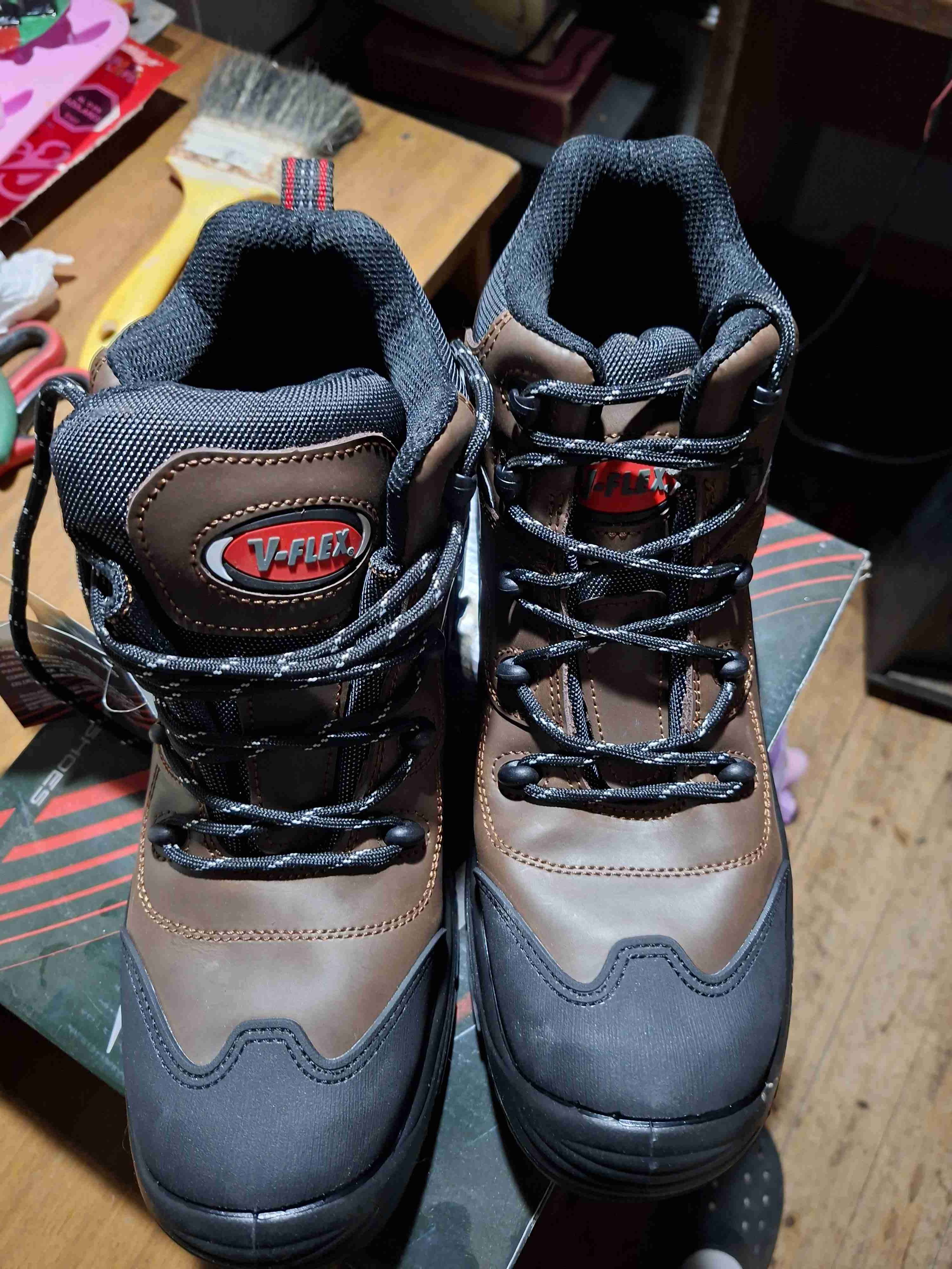 Botas de seguridad V-Flex marrones - miniatura 3