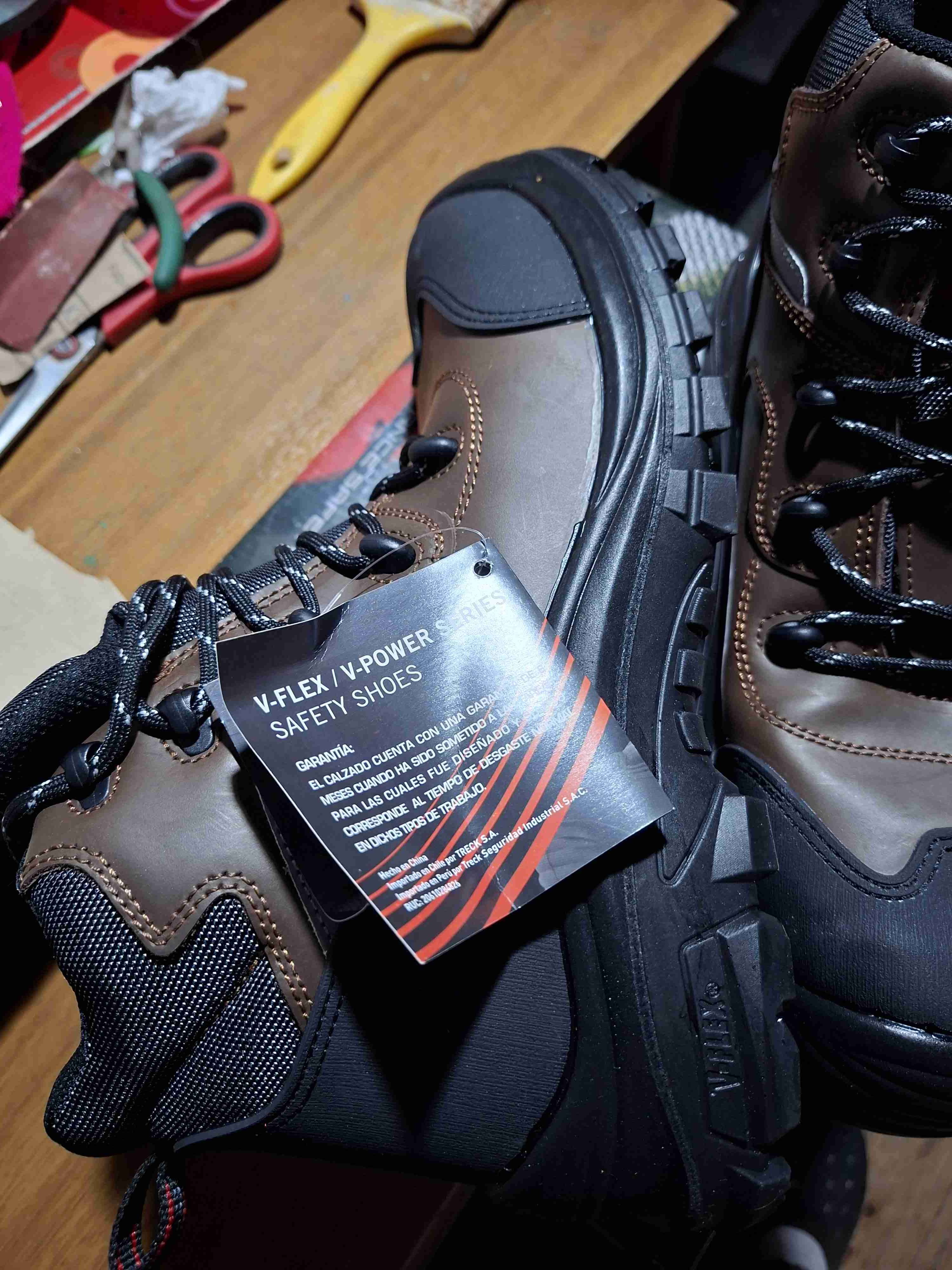 Botas de seguridad V-Flex marrones - miniatura 4