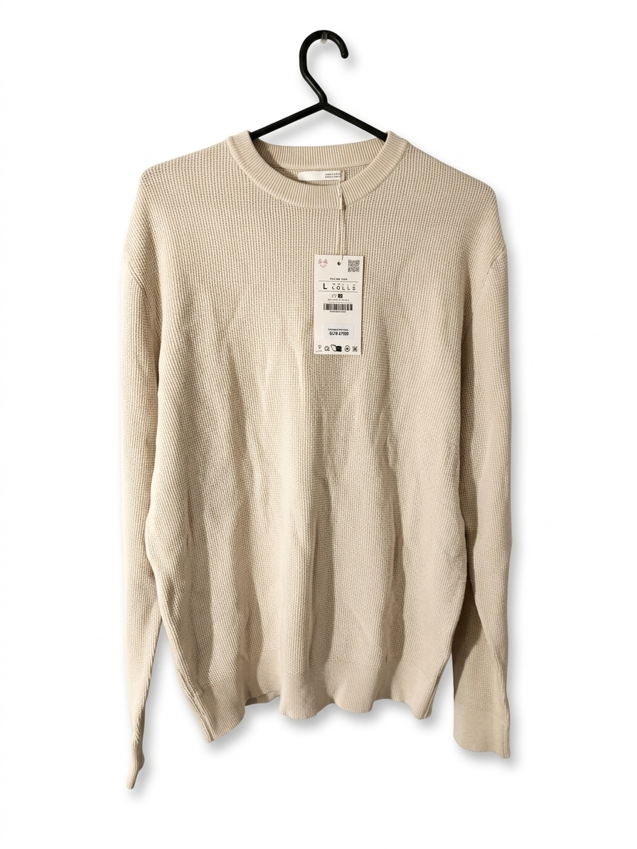 Suéter Zara Waffle Knit Talla L - NUEVO - miniatura 1