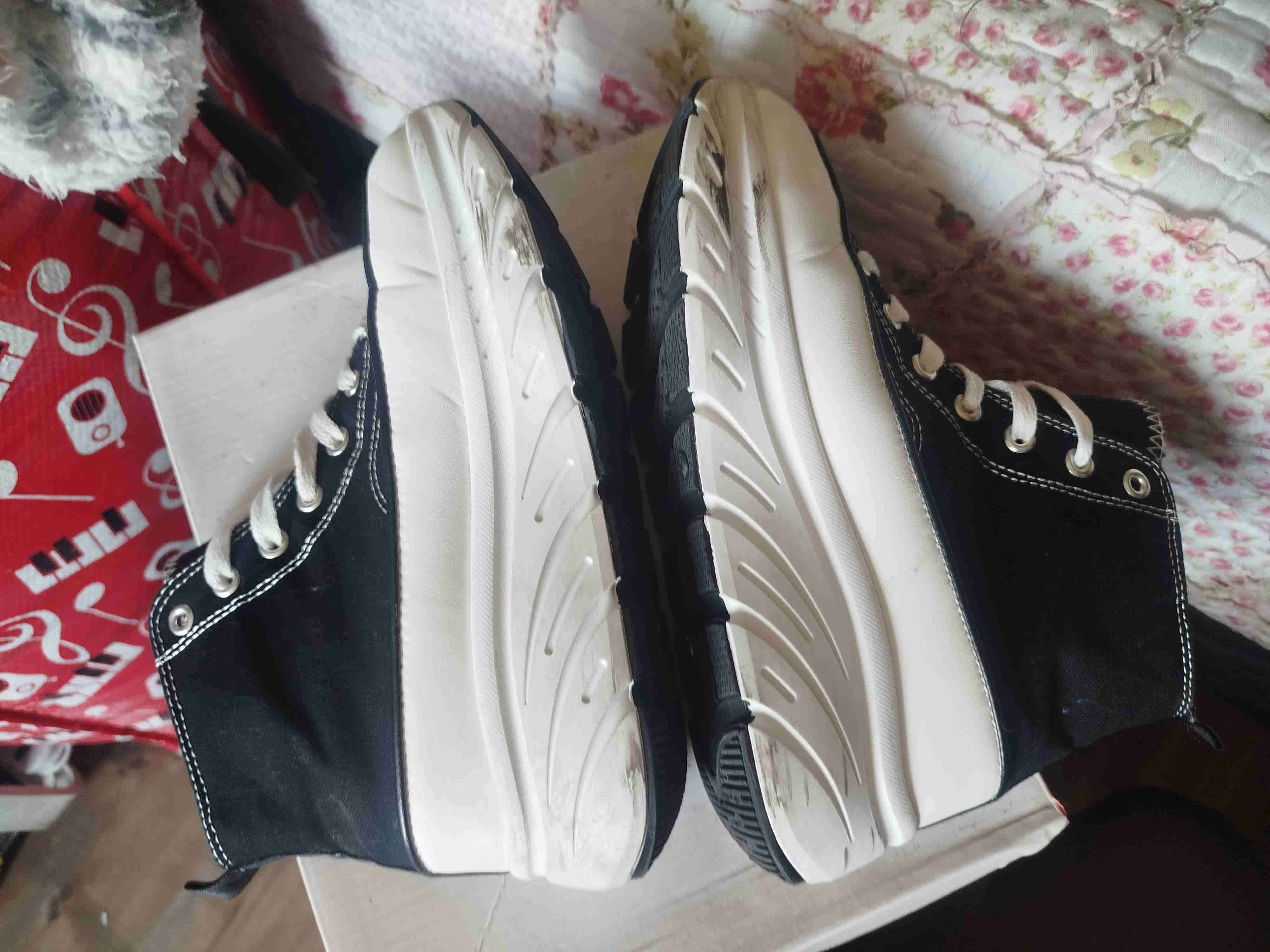 Zapatillas negras con plataforma - miniatura 5