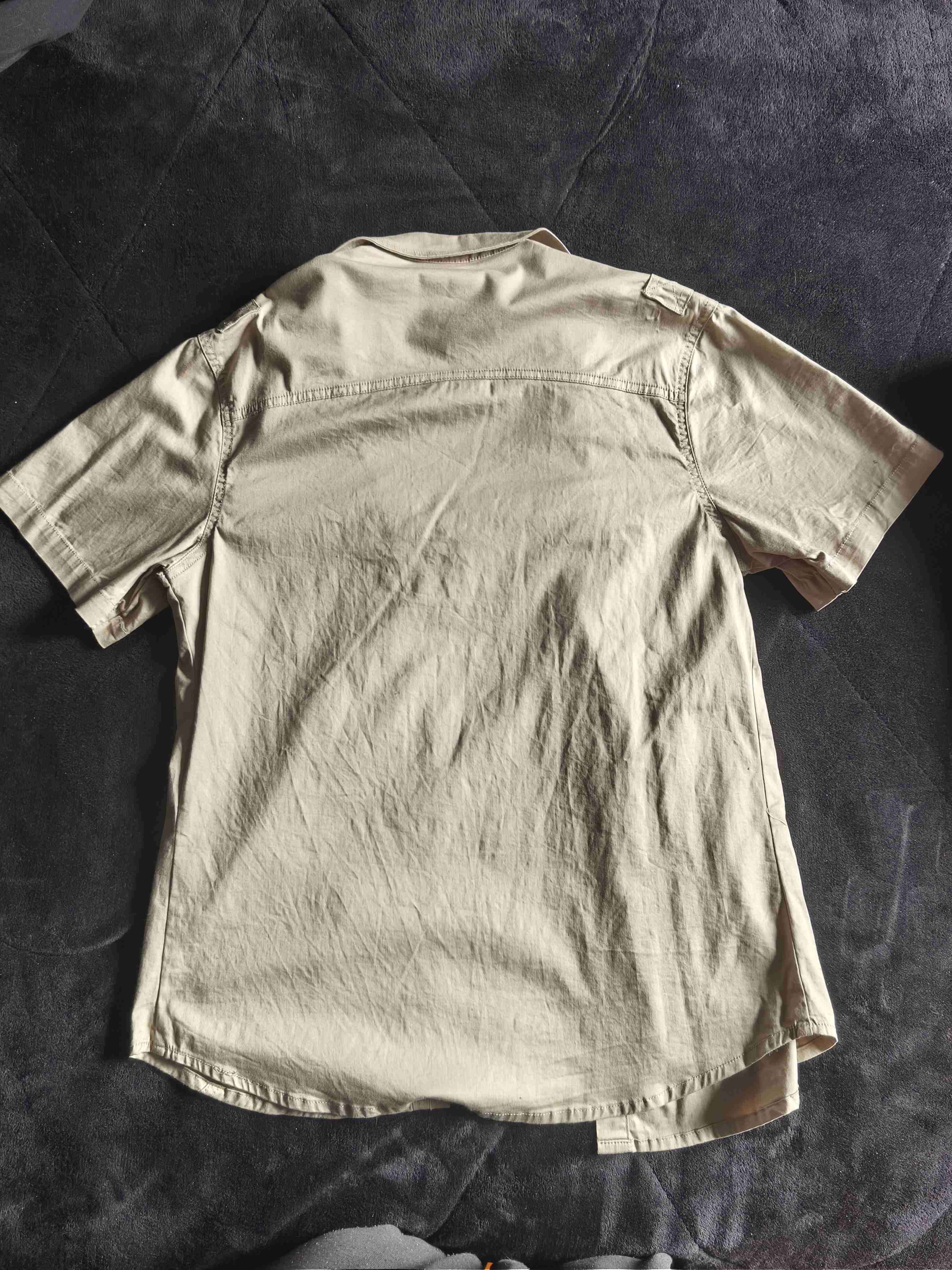 Camisa beige estilo casual M - miniatura 3