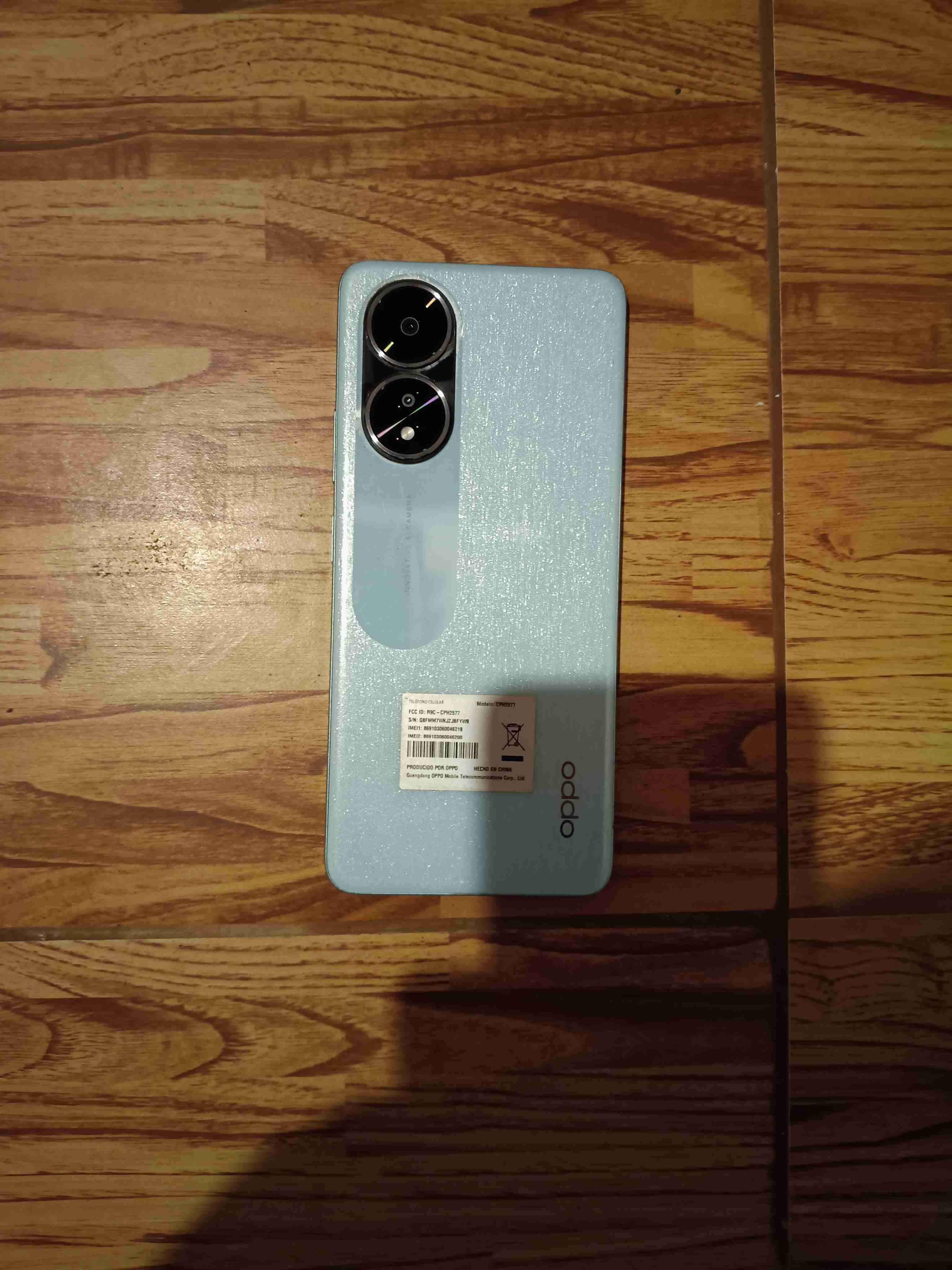 Smartphone OPPO a58  azul brillante - miniatura 1