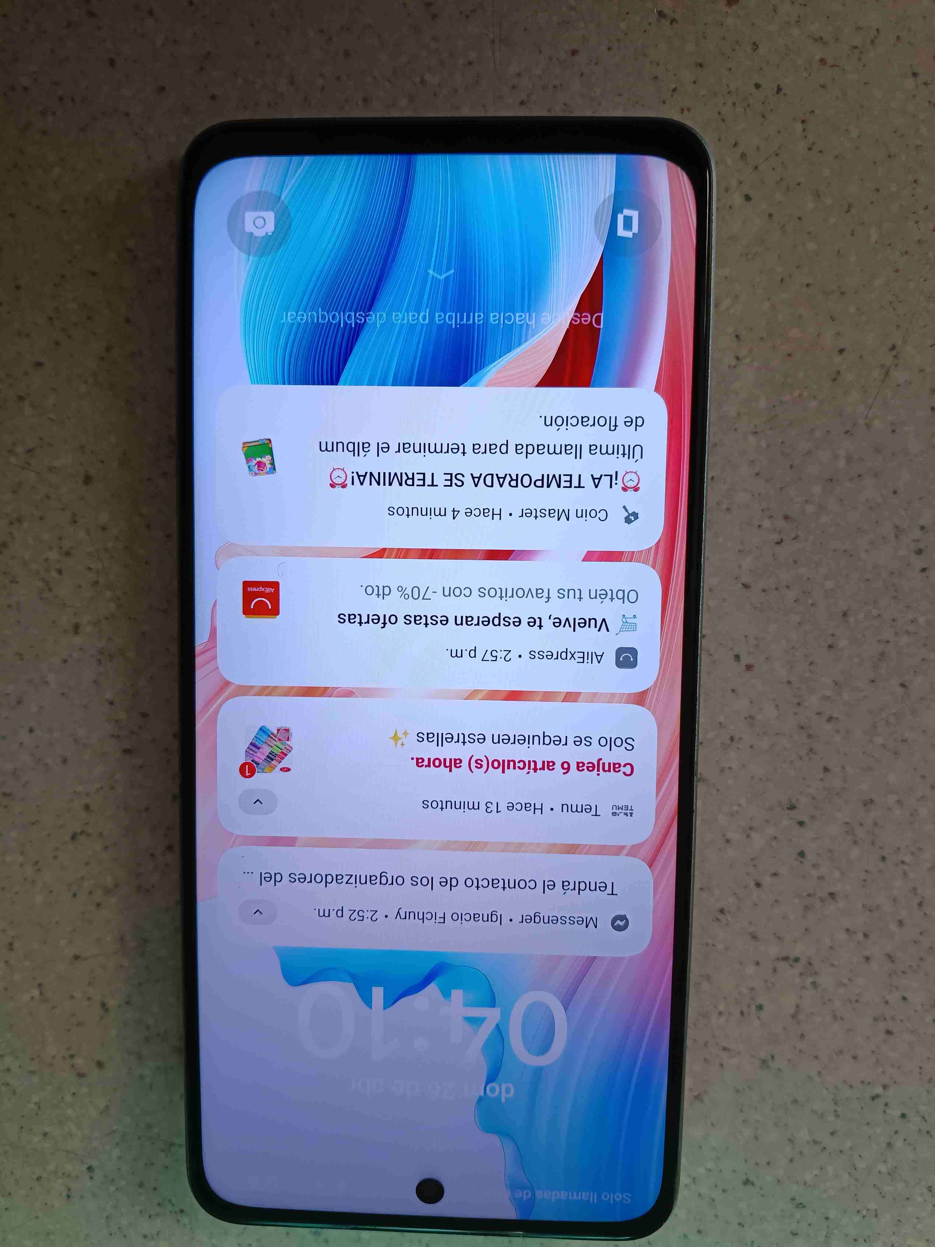 Smartphone OPPO a58  azul brillante - miniatura 6