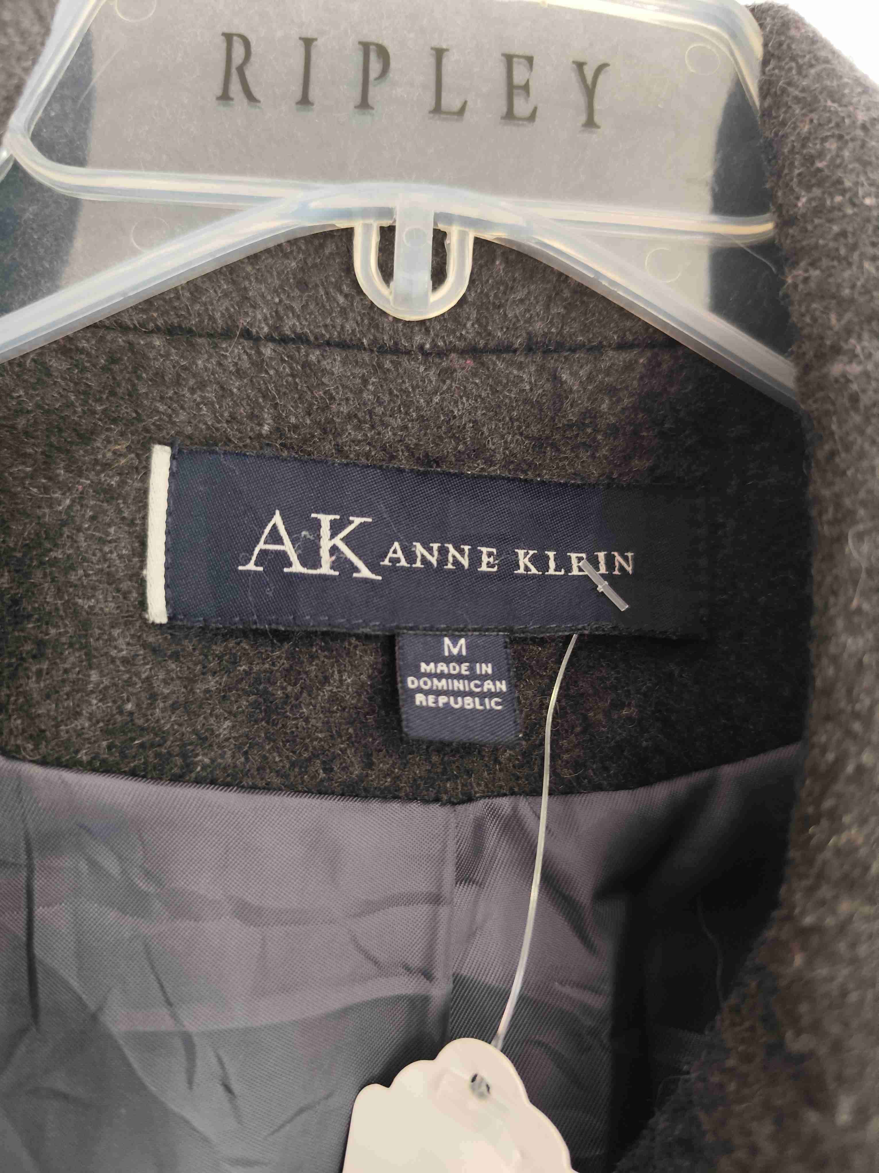Abrigo gris doble botonadura Anne Klein - miniatura 3