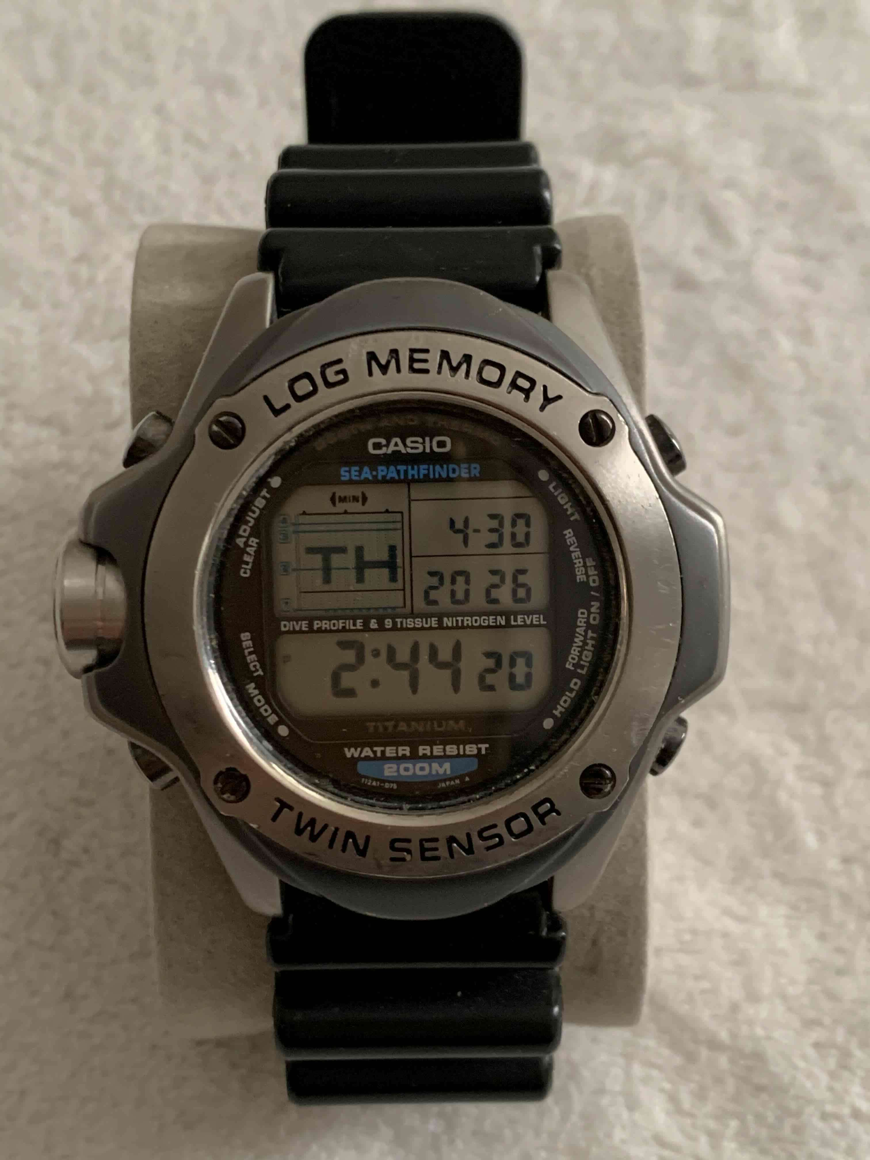 Reloj Casio SPF-100S  tiatnum para buceo - miniatura 6