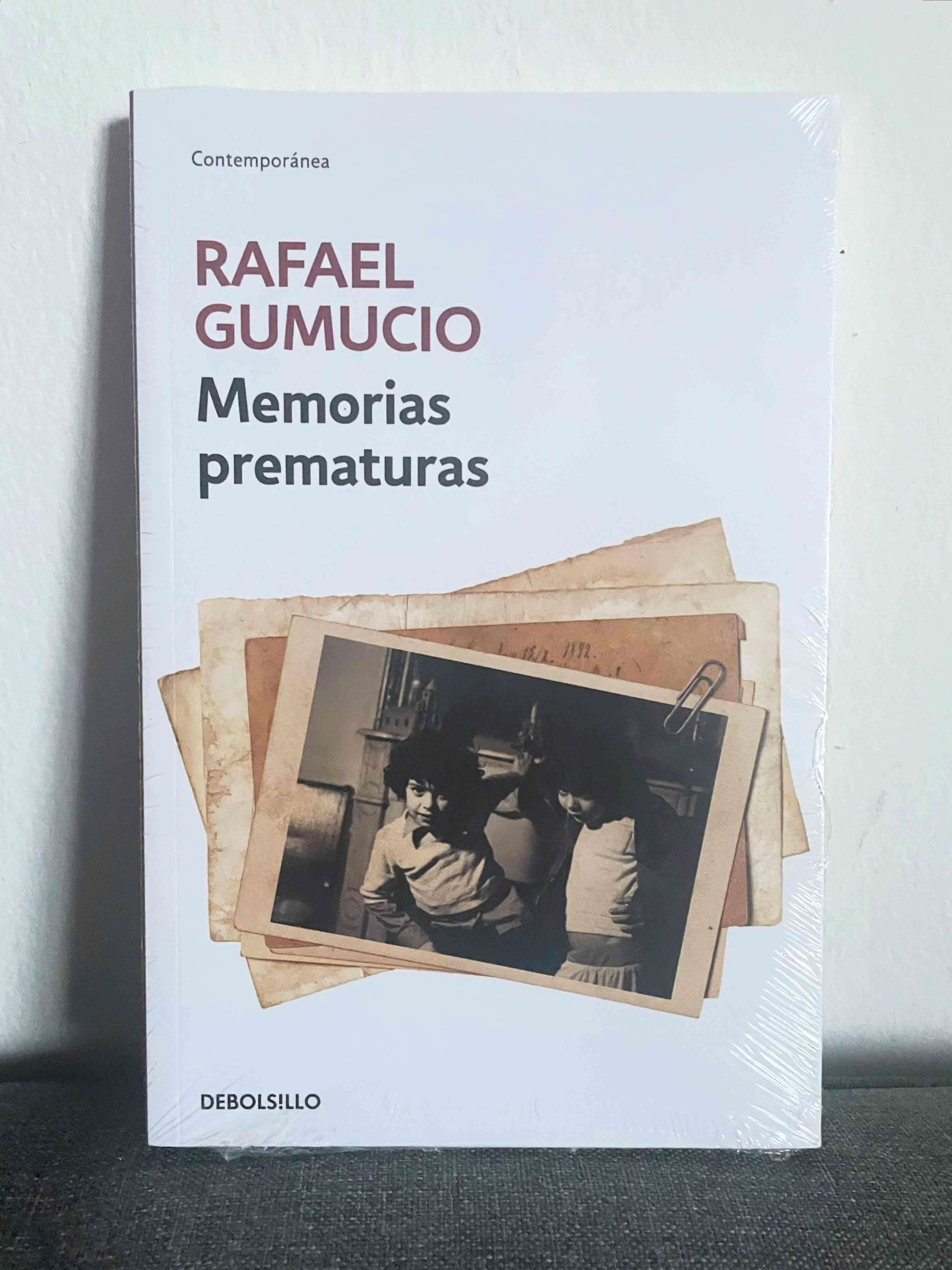 Libro 'Memorias prematuras' nuevo