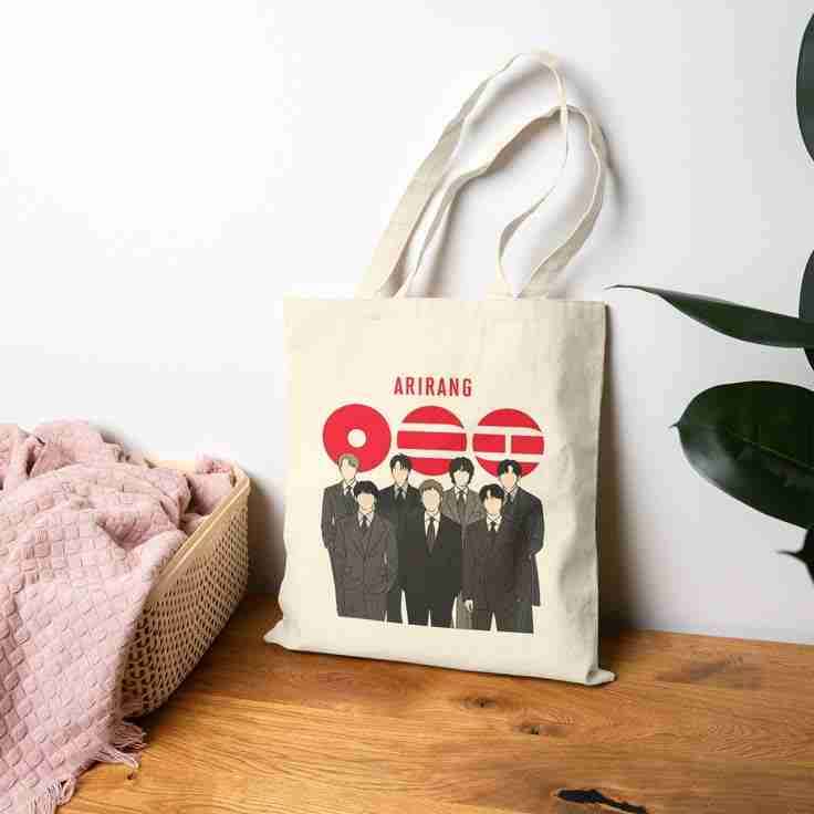 Bolsos tote de tela negro y blanco - miniatura 2