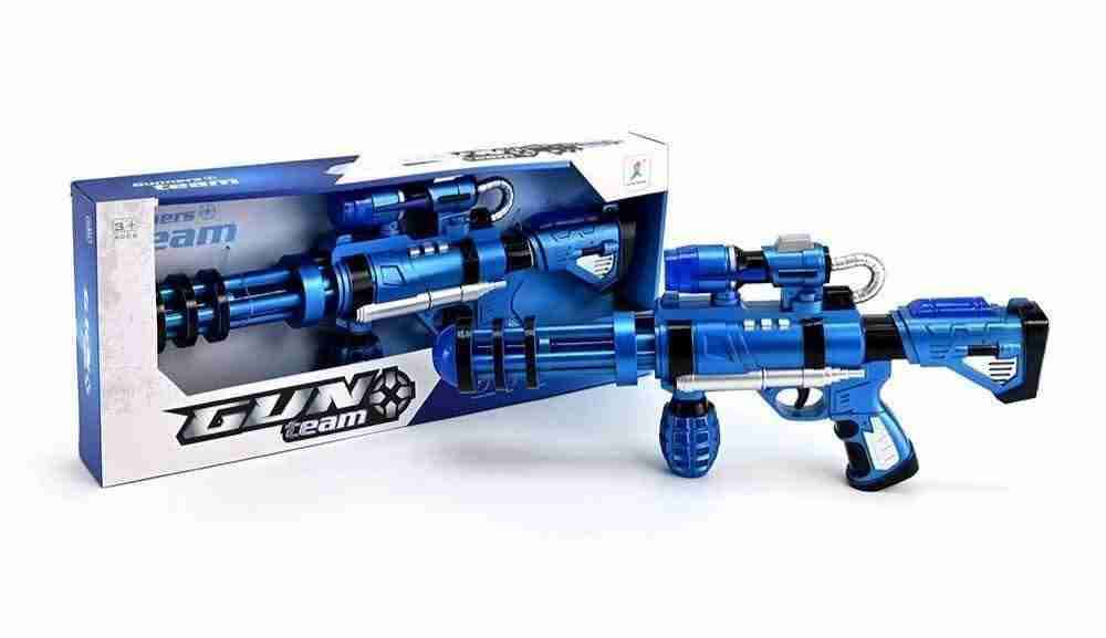 Pistola juguete con luces y sonidos - miniatura 2