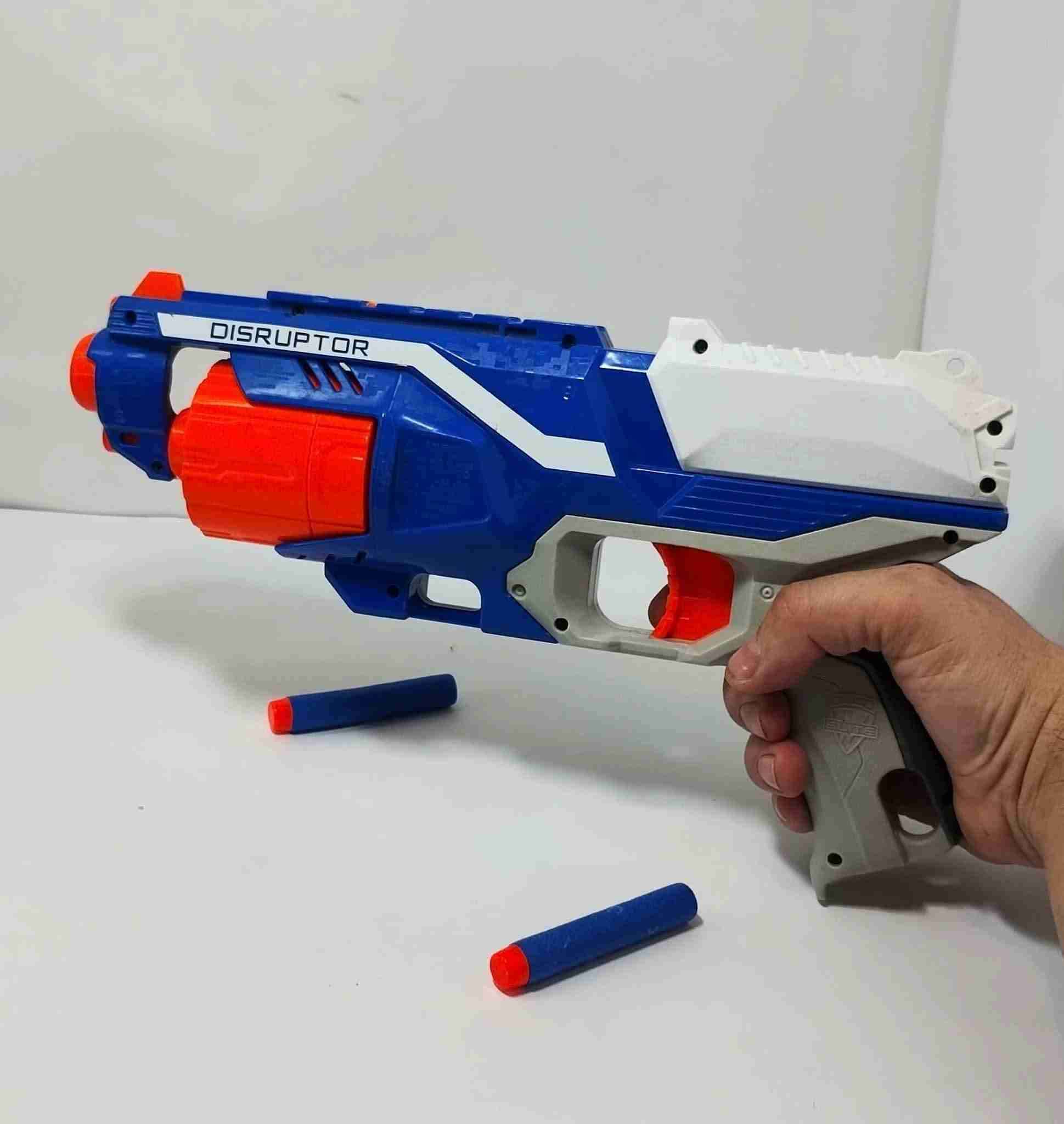 Pistola NERF Disruptor azul - miniatura 2