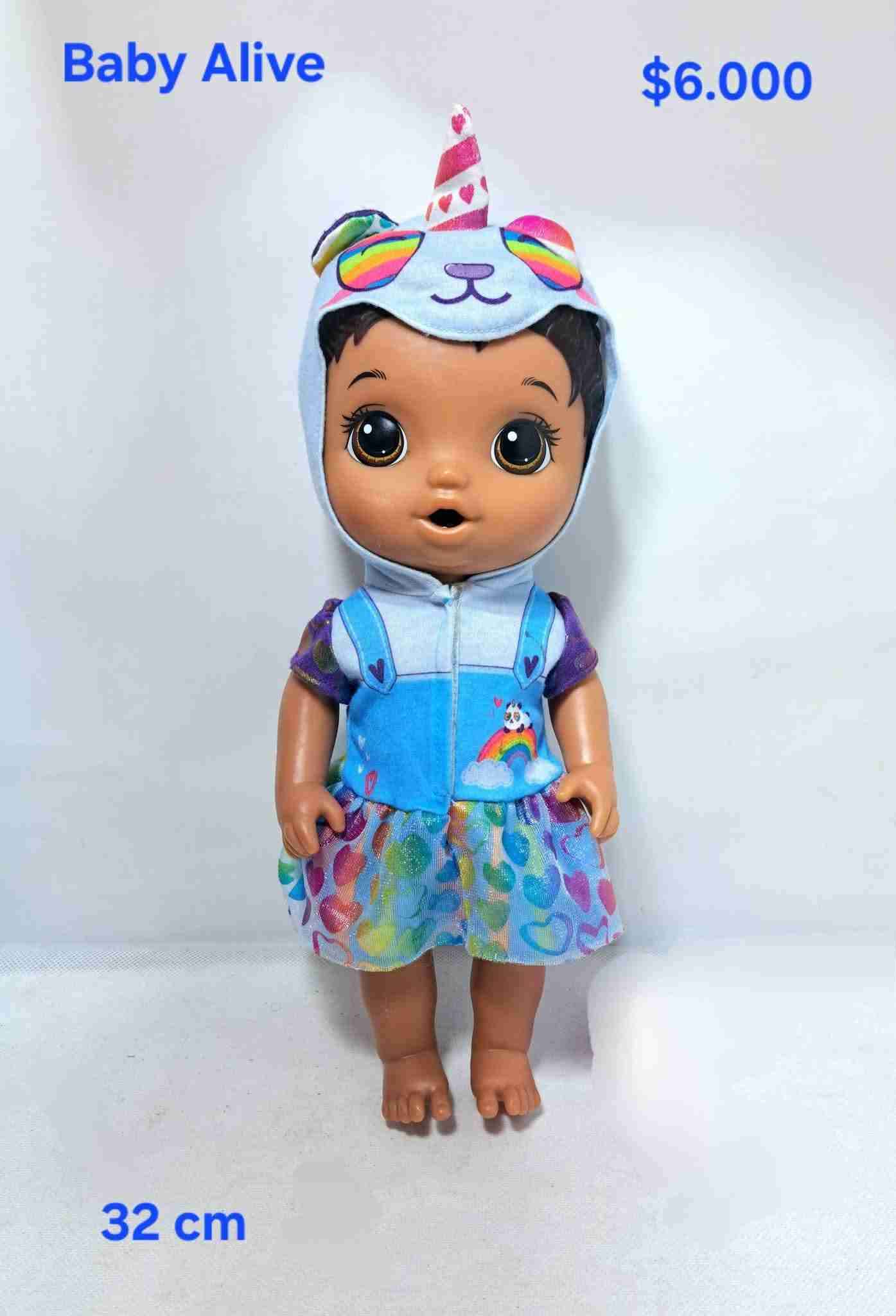 Muñeca Baby Alive disfraz unicornio - miniatura 1