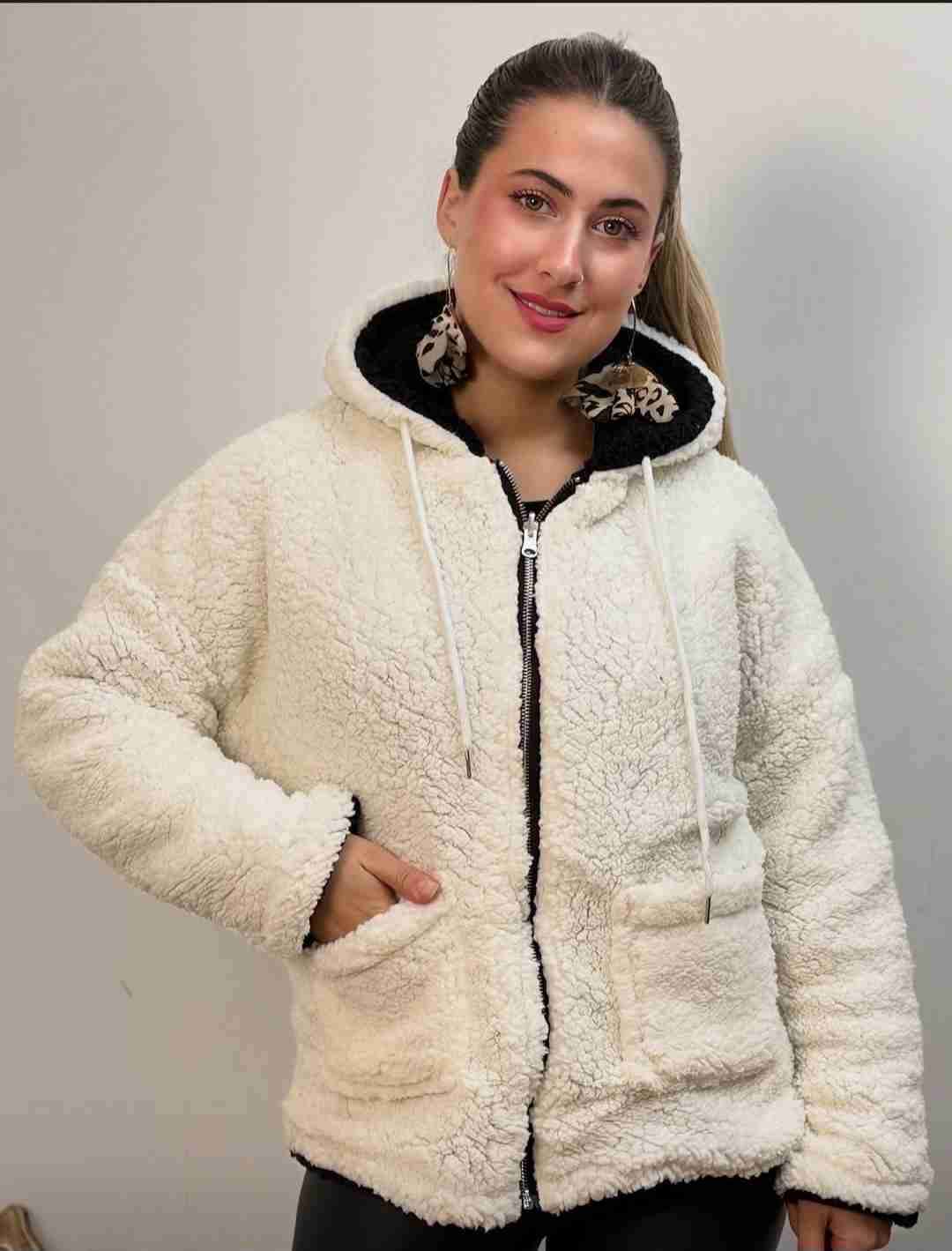 Chaqueta de invierno blanca