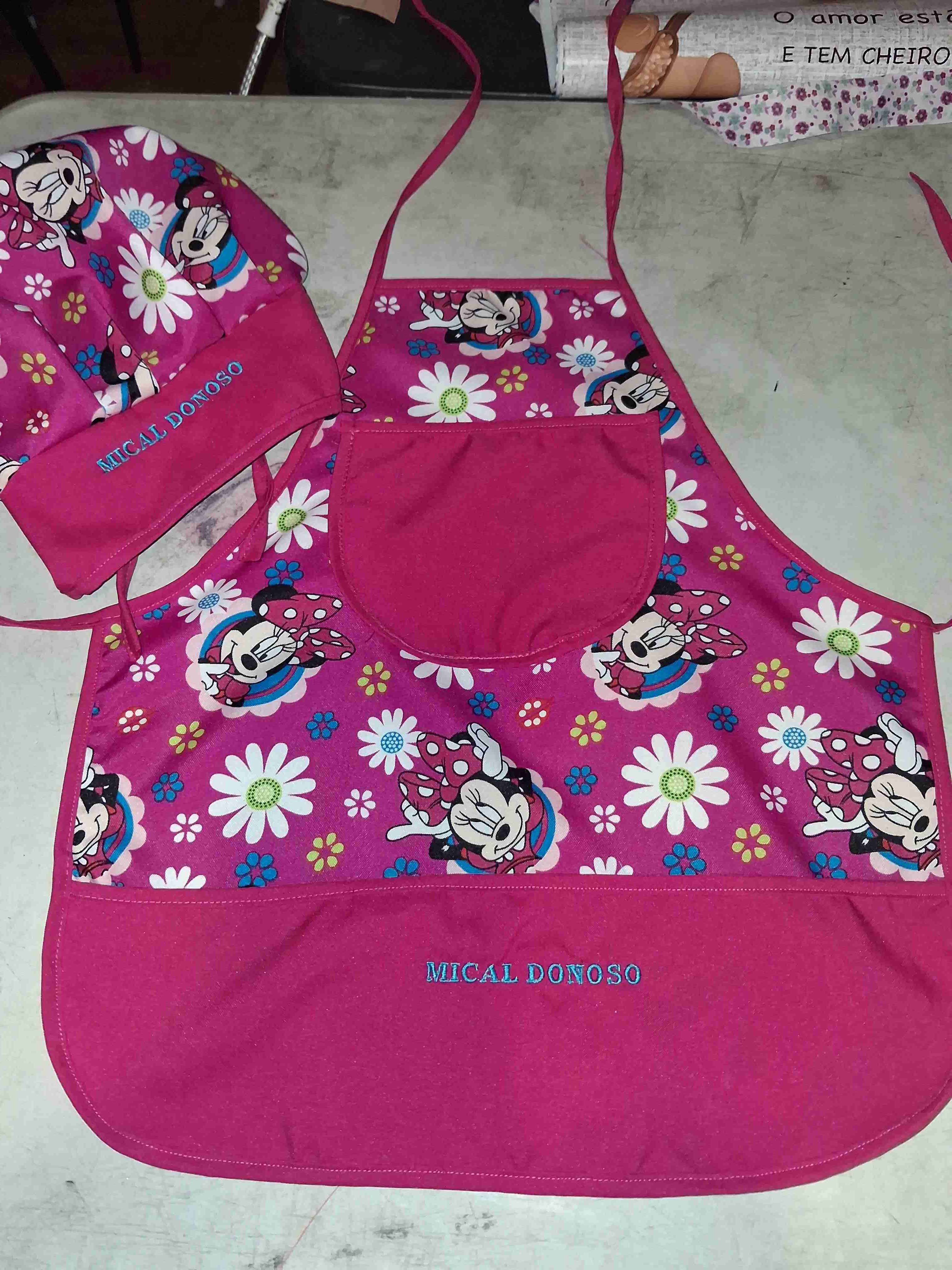 Delantal y gorro infantil Minnie - miniatura 1