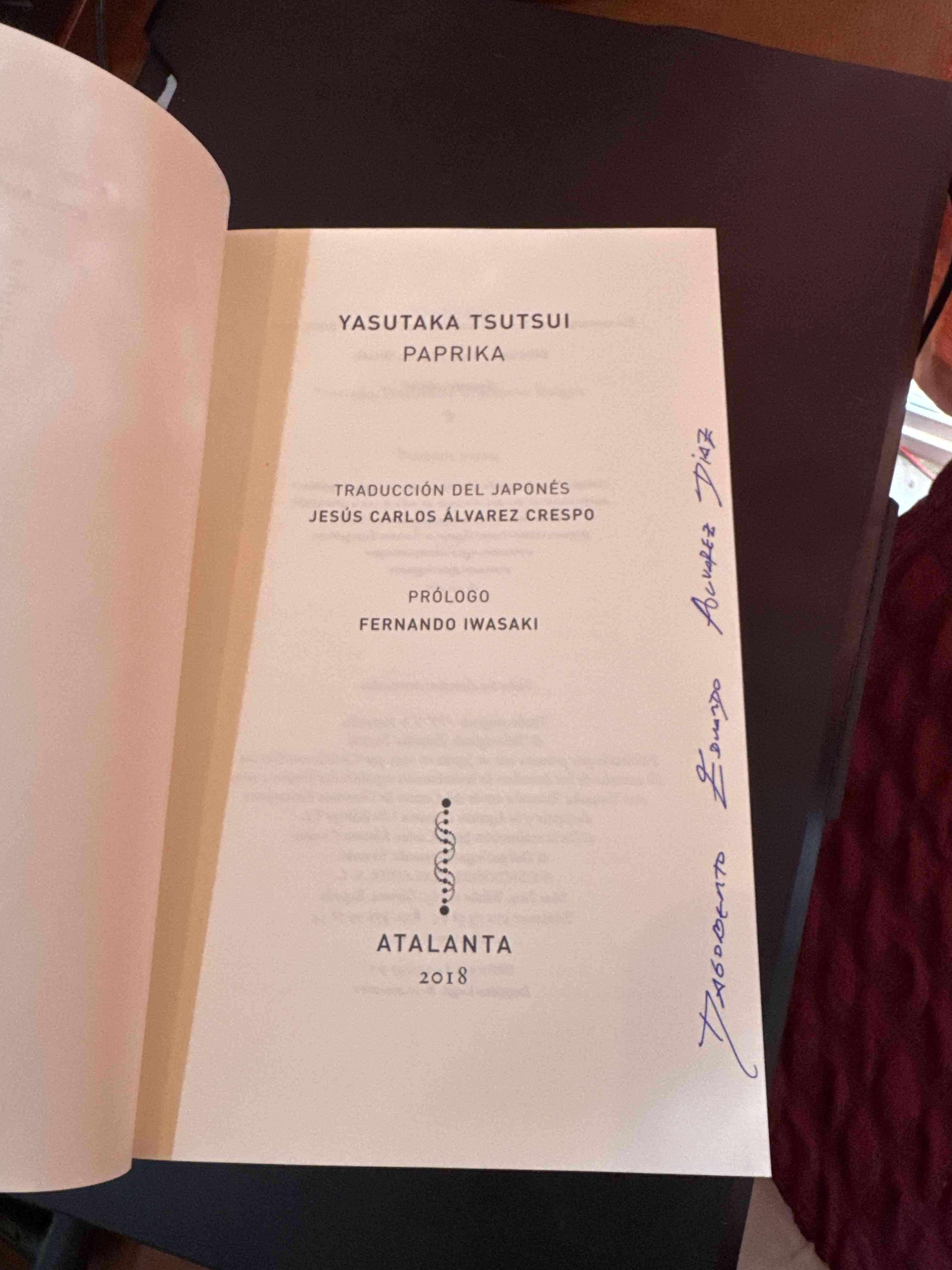 Libro 'Paprika' de Yasutaka Tsutsui - miniatura 5