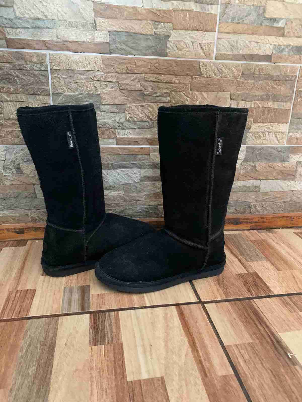 Botas negras de invierno