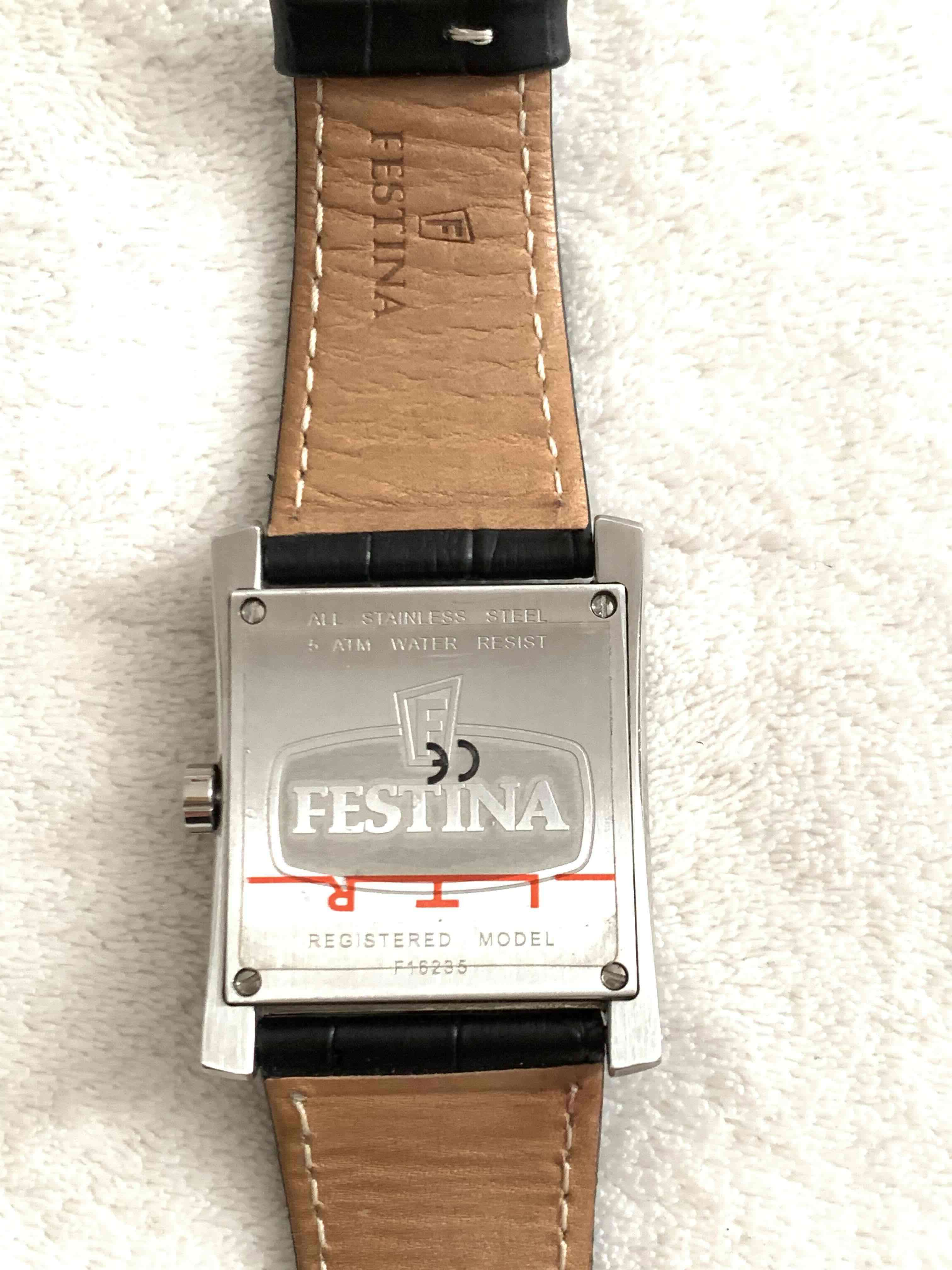 Reloj Festina modelo F16235 cuero negro - miniatura 2