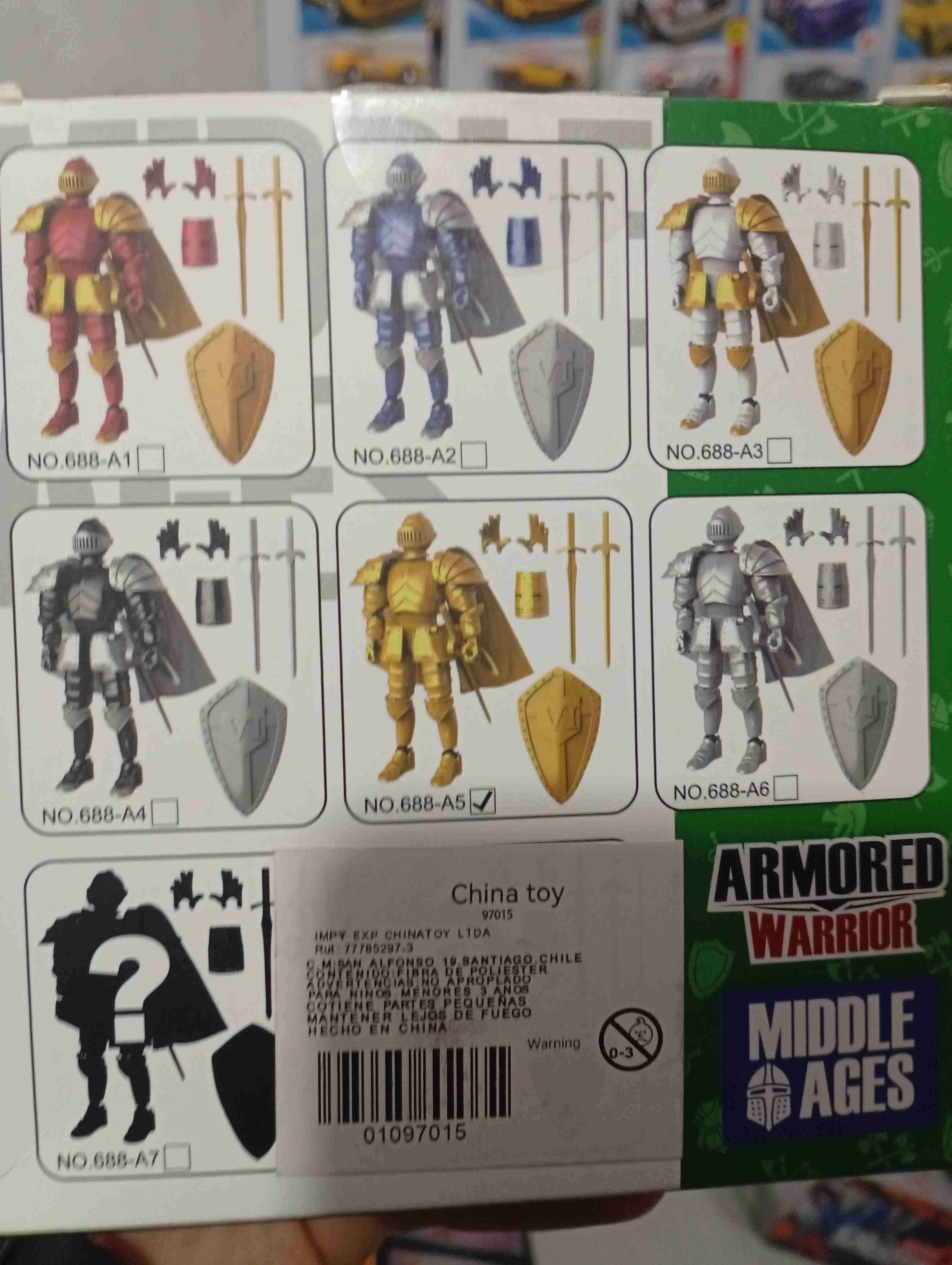 Figura articulada dummy Armored Warrior - miniatura 6