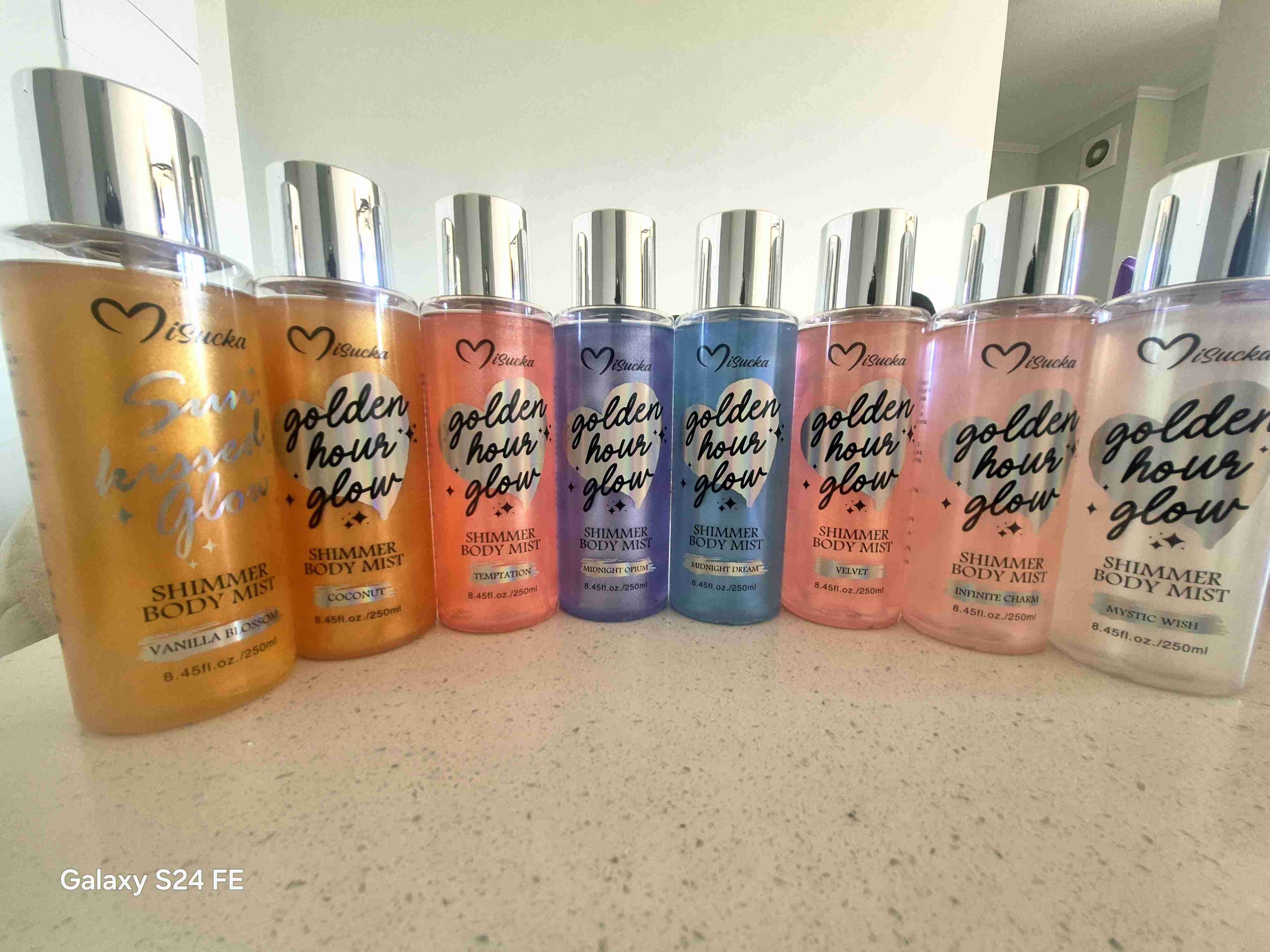 Set de body mist con brillo