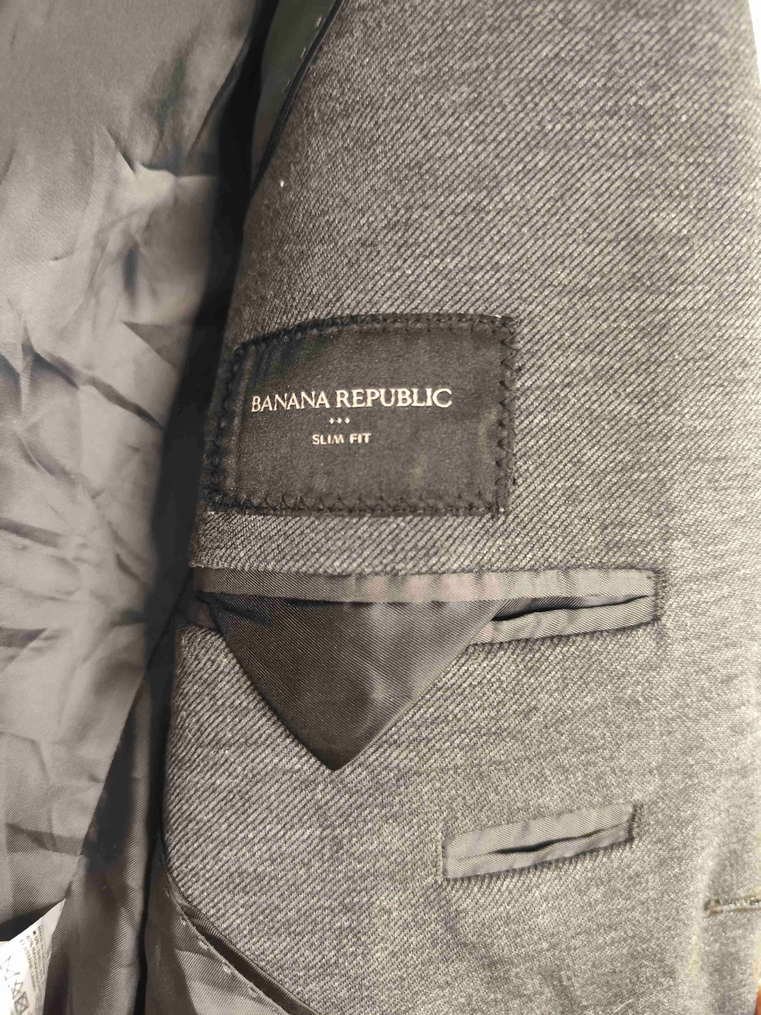 Blazer gris para hombre Bana Republic - miniatura 4