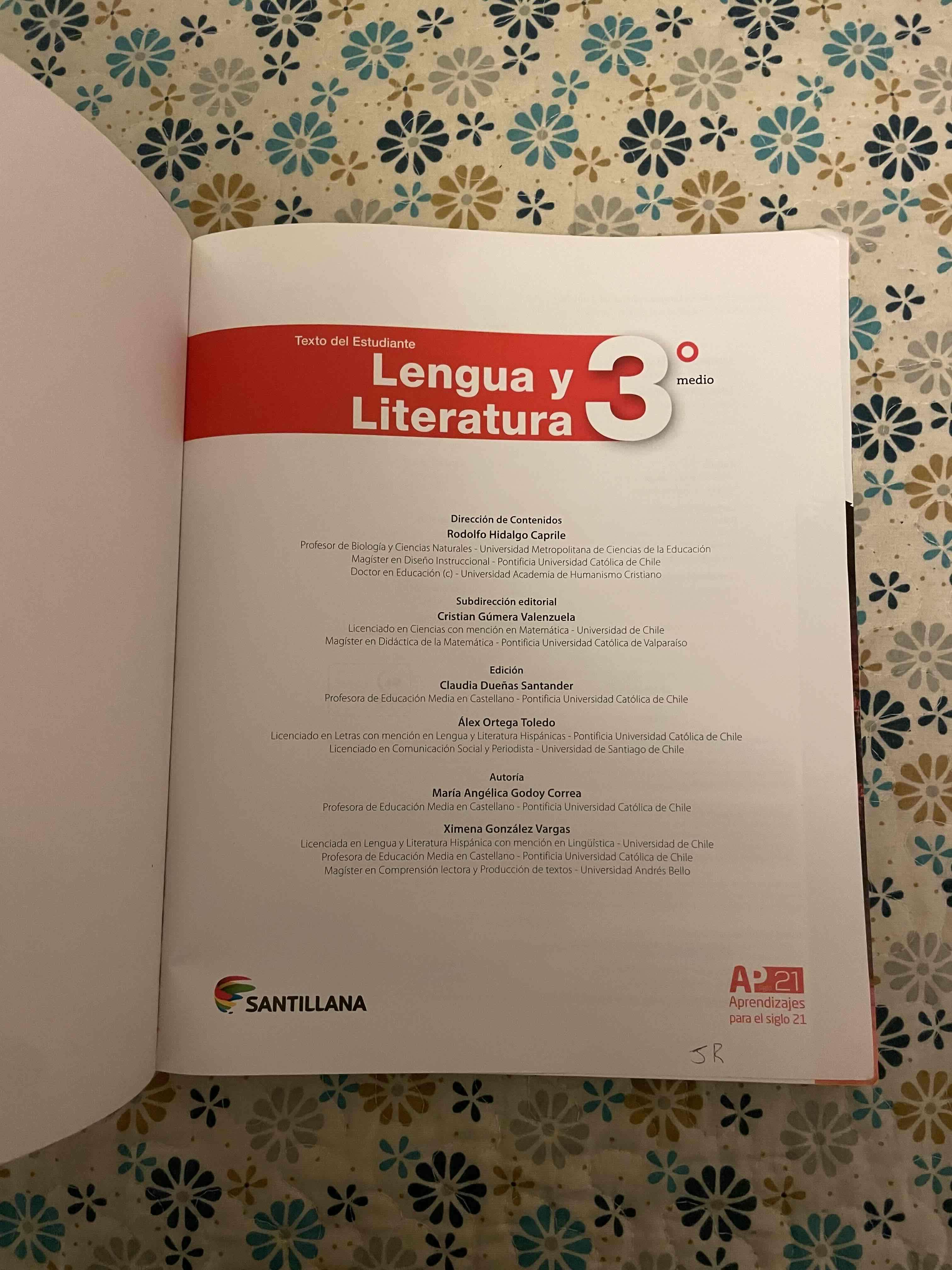 Libro Lengua y Literatura 3° Medio Santillana - miniatura 3