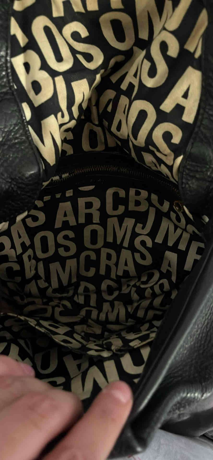 Cartera de cuero negra marc jacobs - miniatura 2