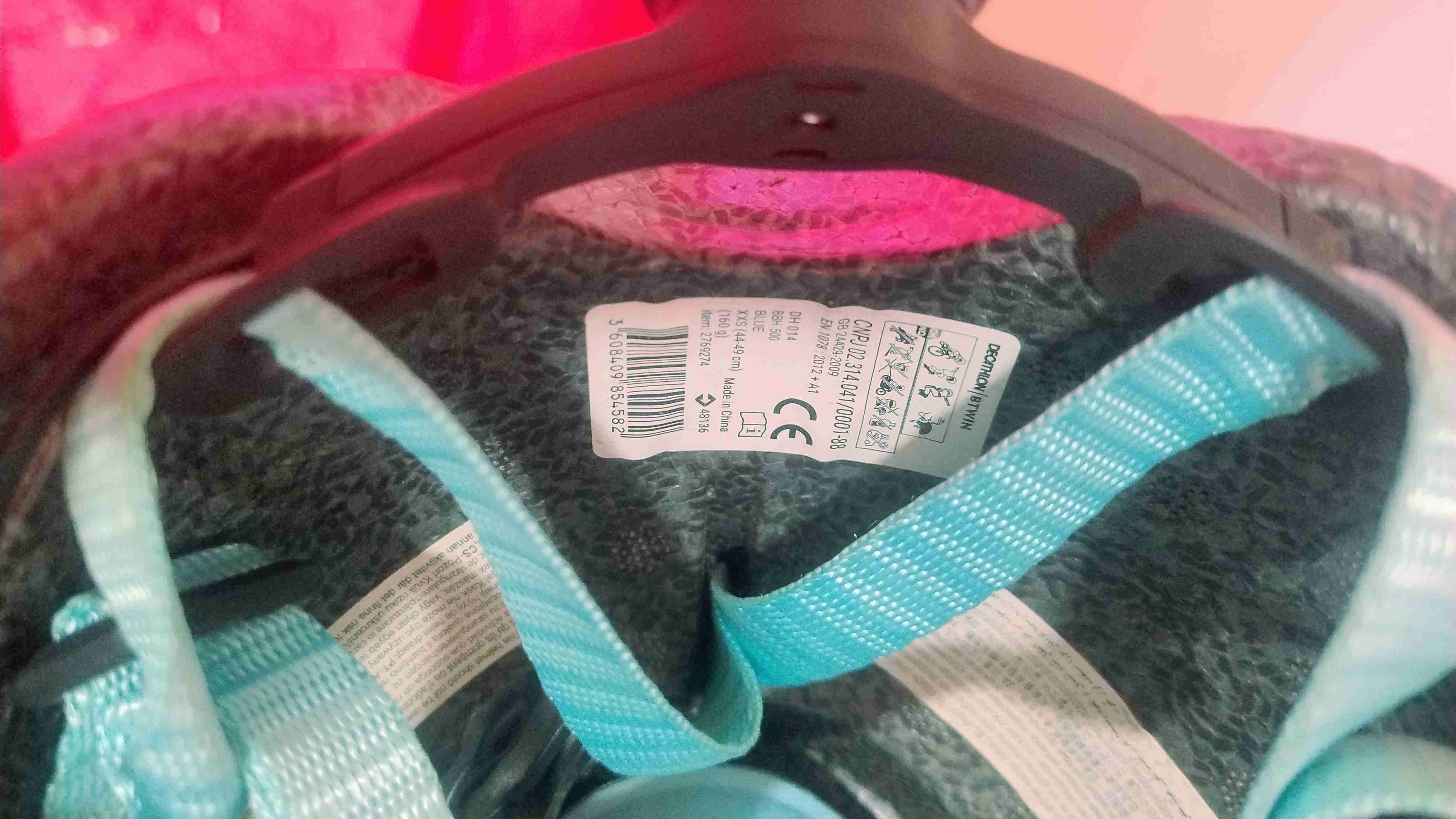 Casco azul para niño - miniatura 3