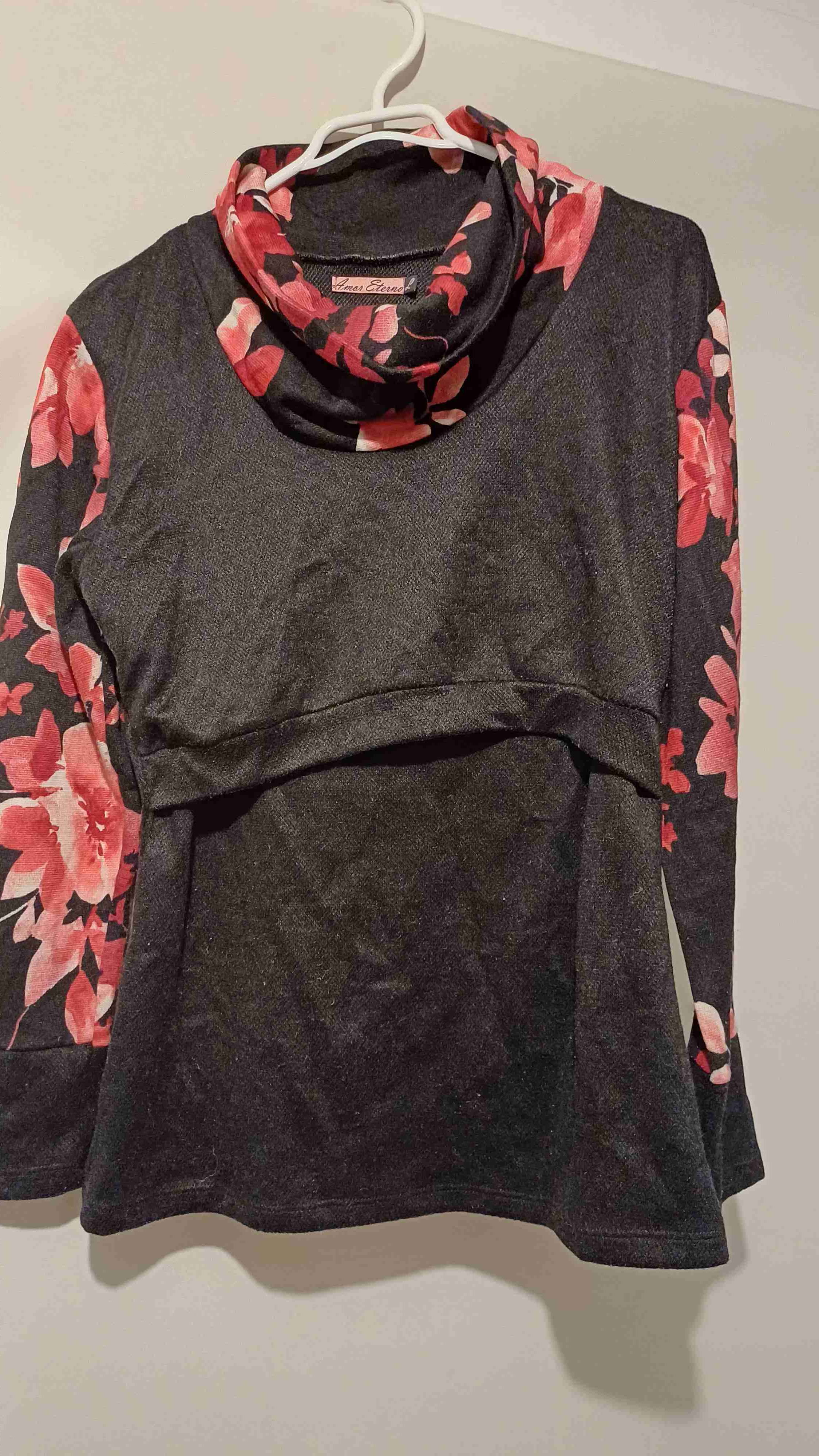 Poleron maternal de lanilla talla L