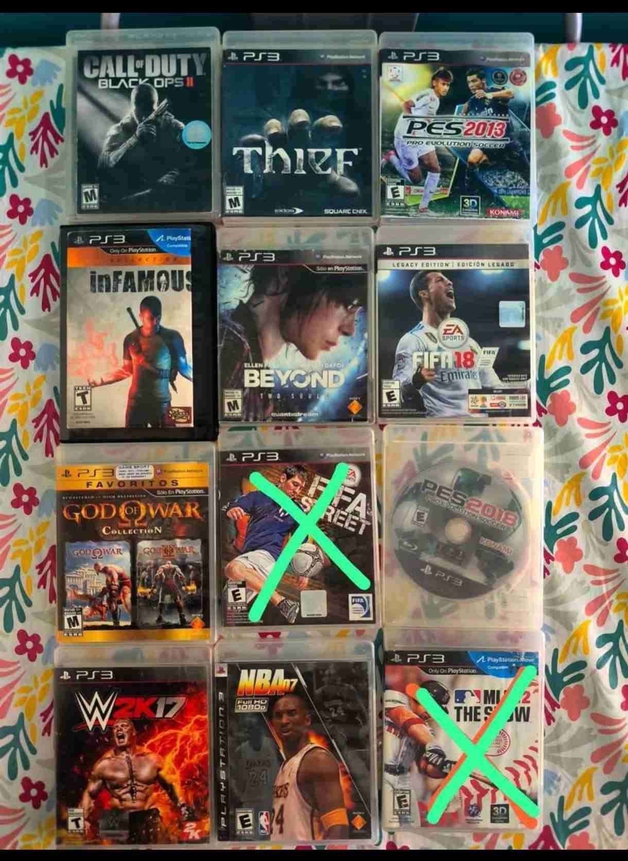 Lote de Videojuegos PS3 Usados