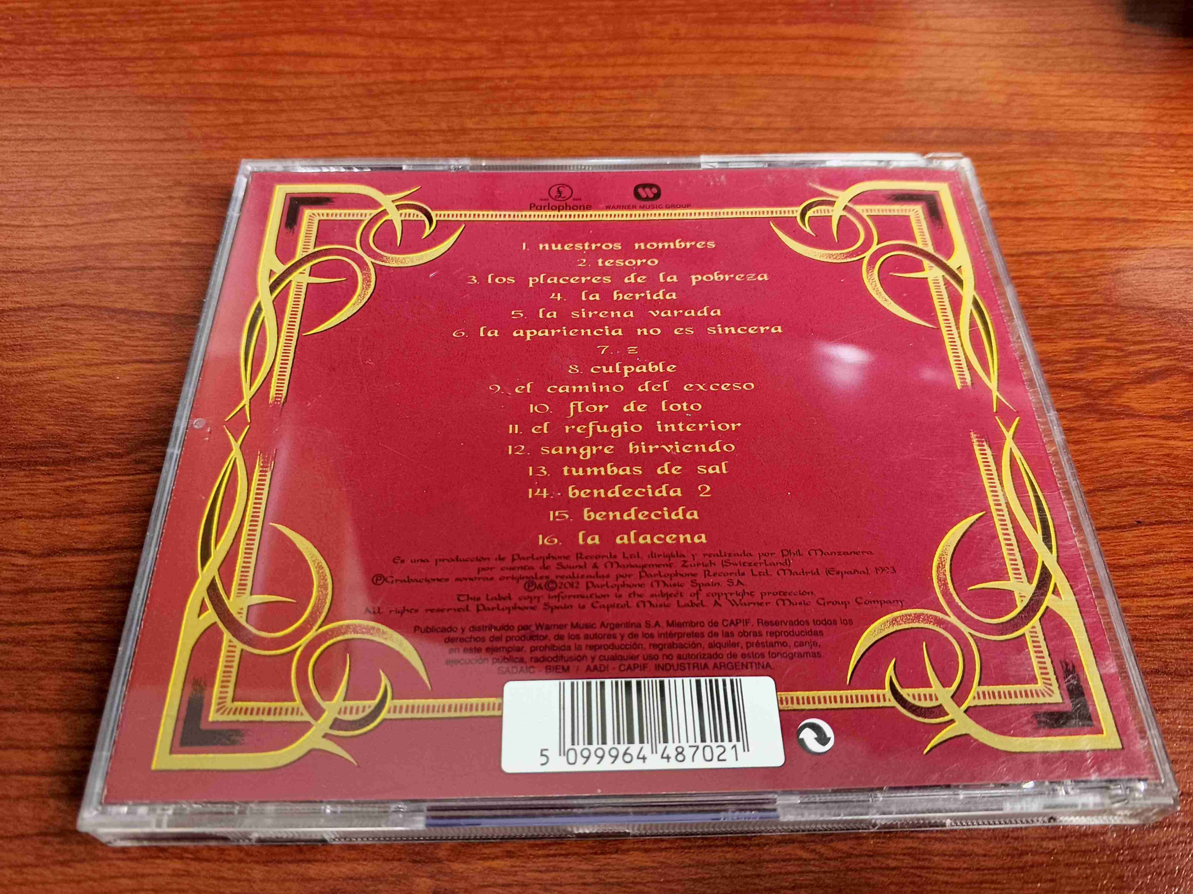 CD Héroes del Silencio Espíritu del Vino - miniatura 2