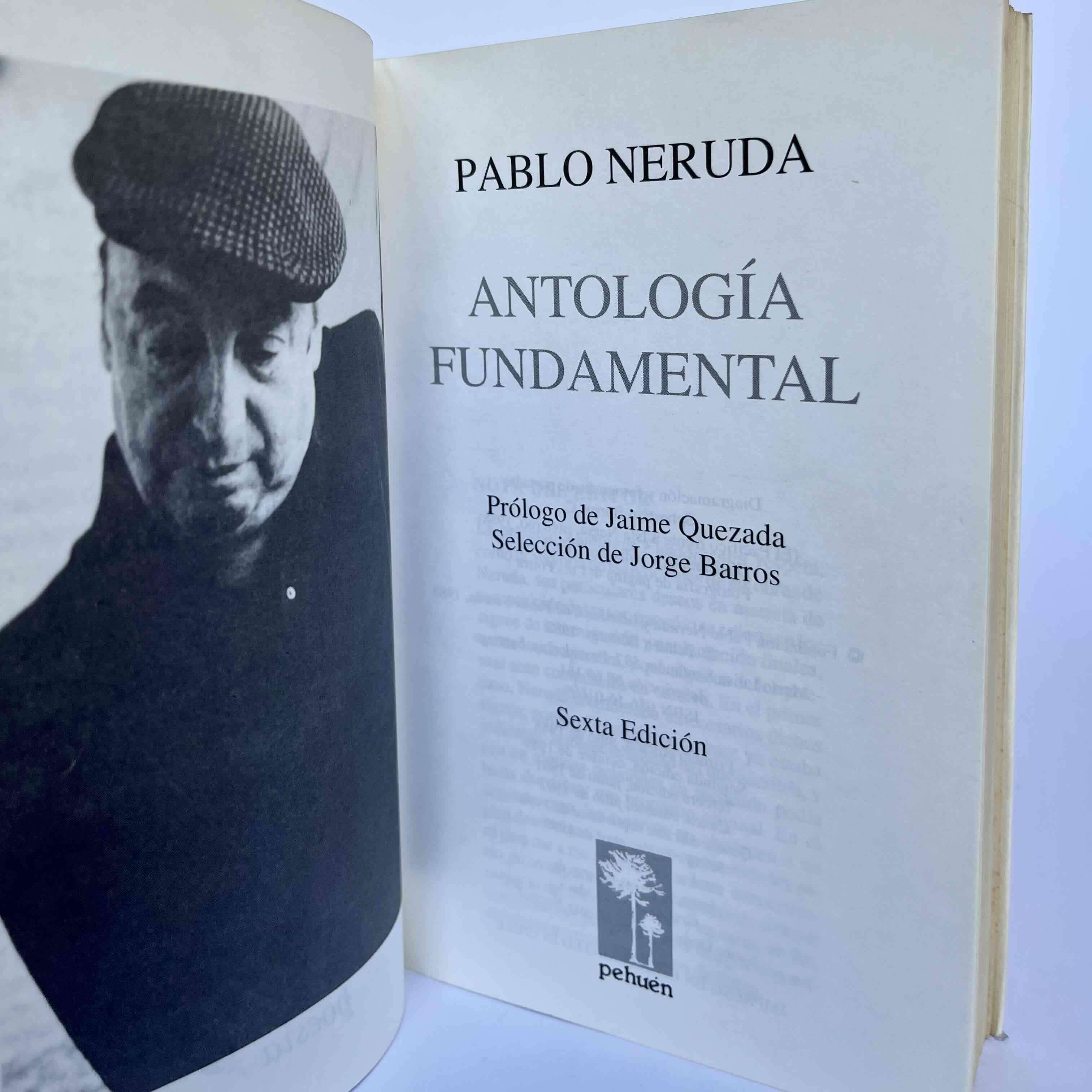 Libro Antología Fundamental de Pablo Neruda - miniatura 2