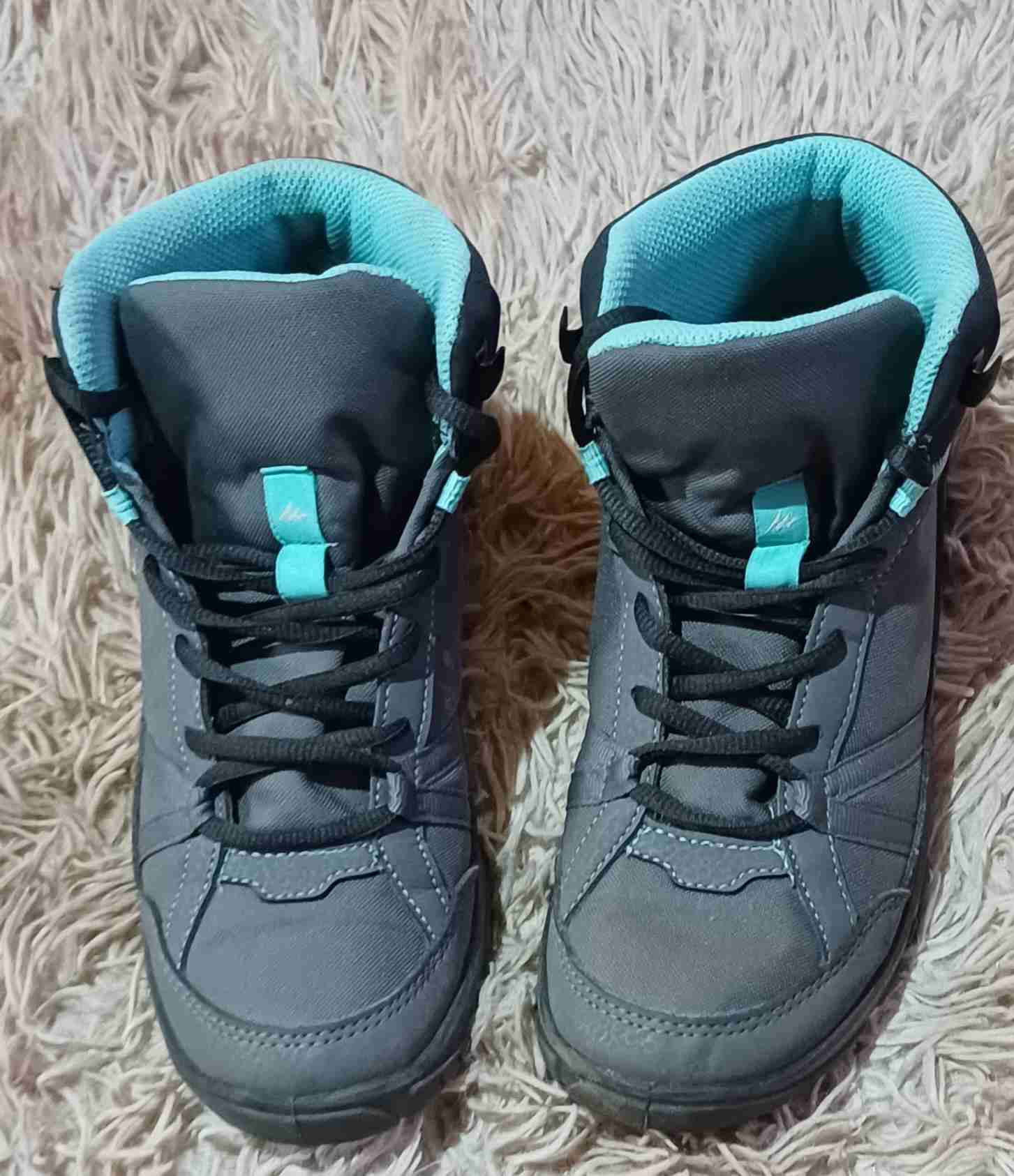 Botas de trekking Quechua grises - miniatura 2