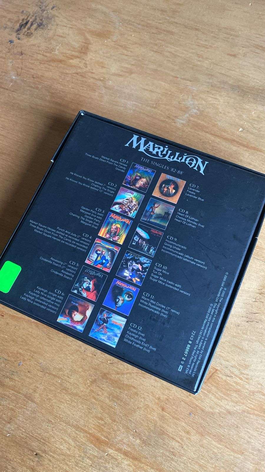 Caja de singles Marillion '82-'88 - miniatura 2