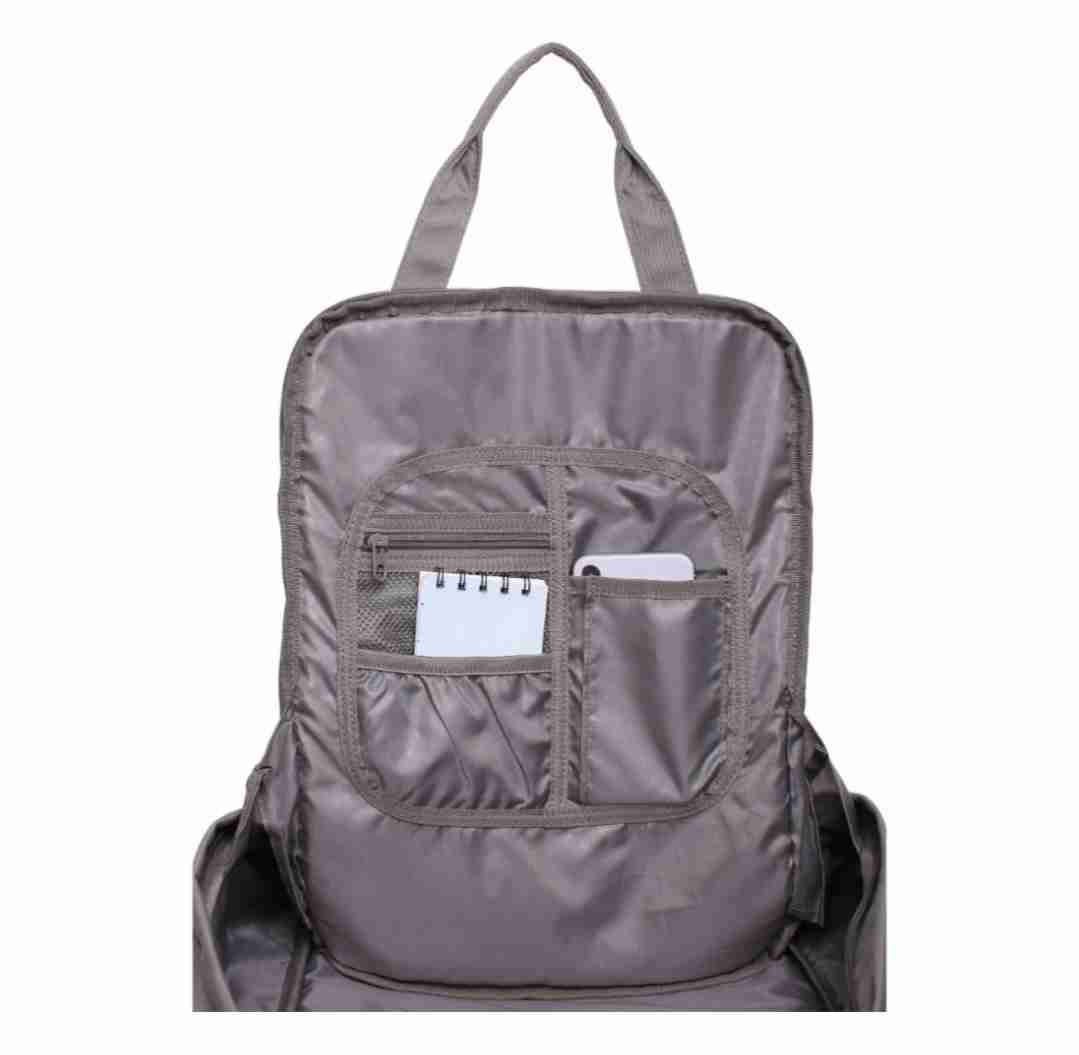 Mochila gris multiuso - miniatura 5