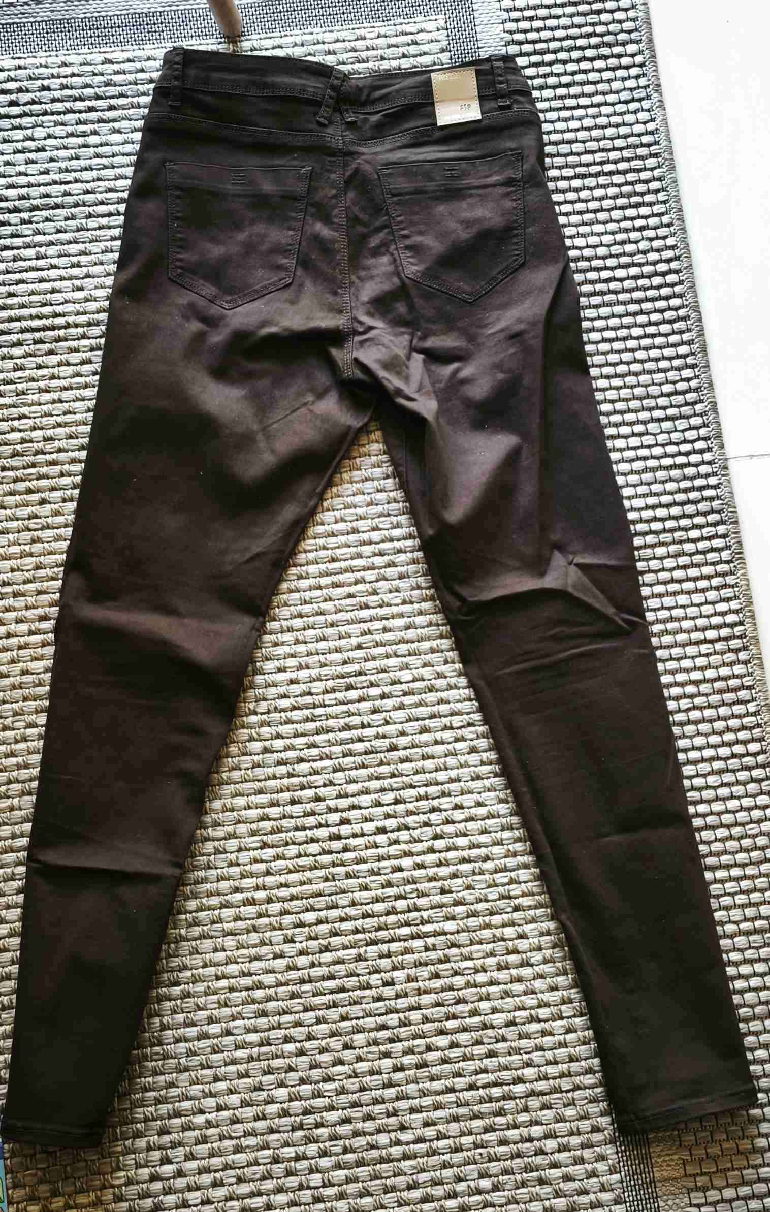 Jeans Marron skinny Talla 38 - miniatura 3