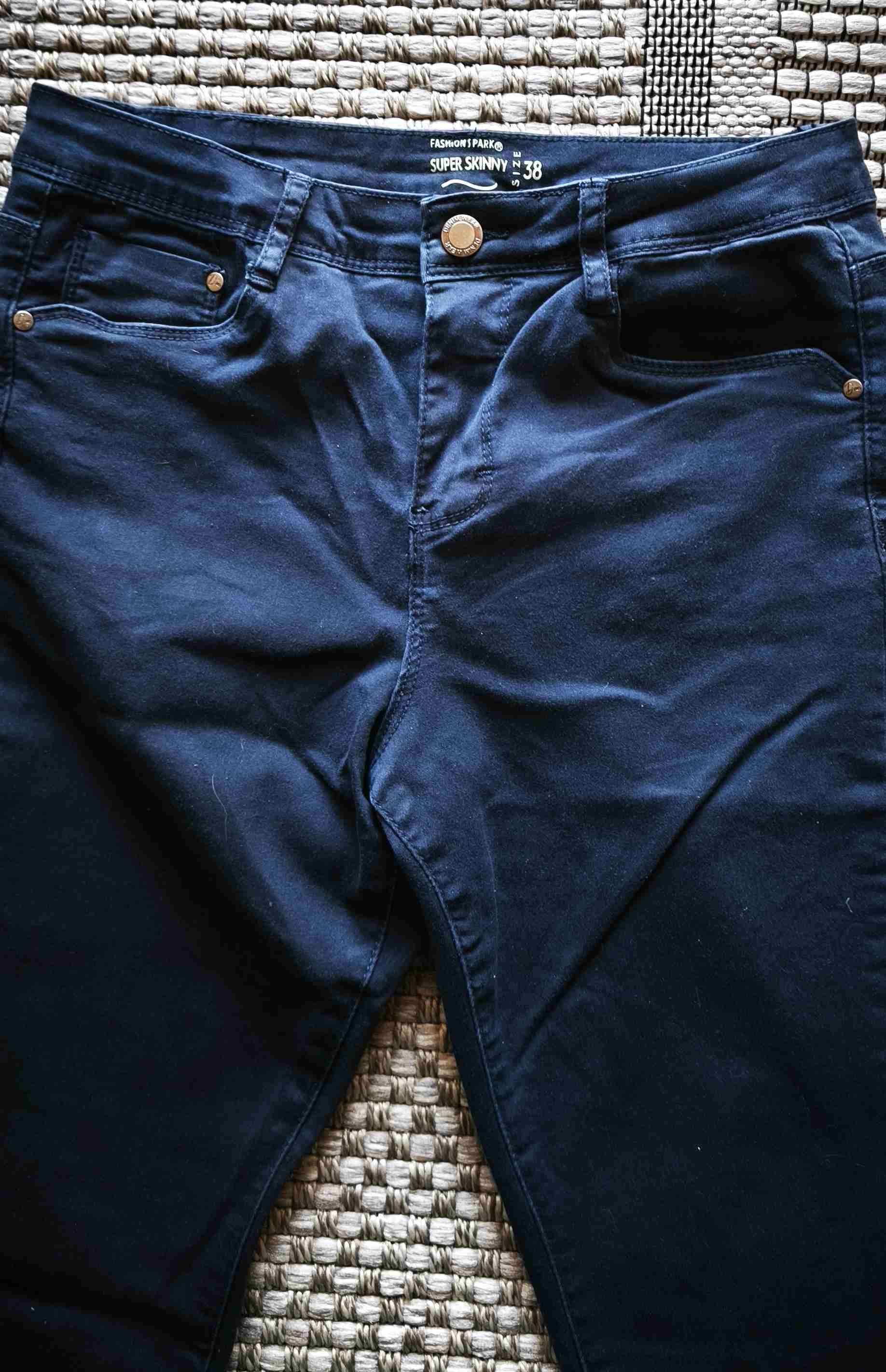 Jeans azul skinny Talla 38 - miniatura 2