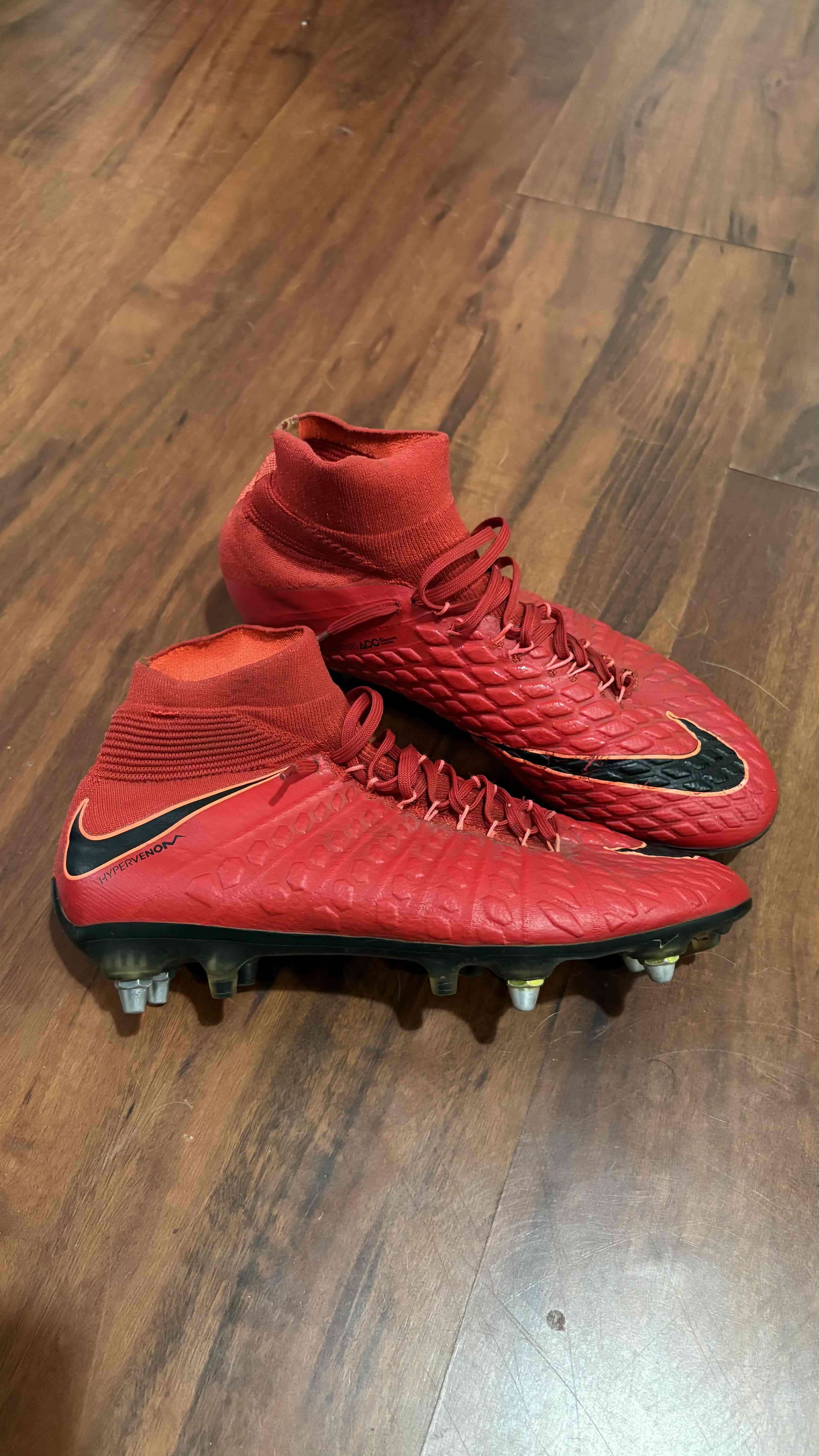 Zapatos de futbol nike Hipervenom Elite rojo - miniatura 2