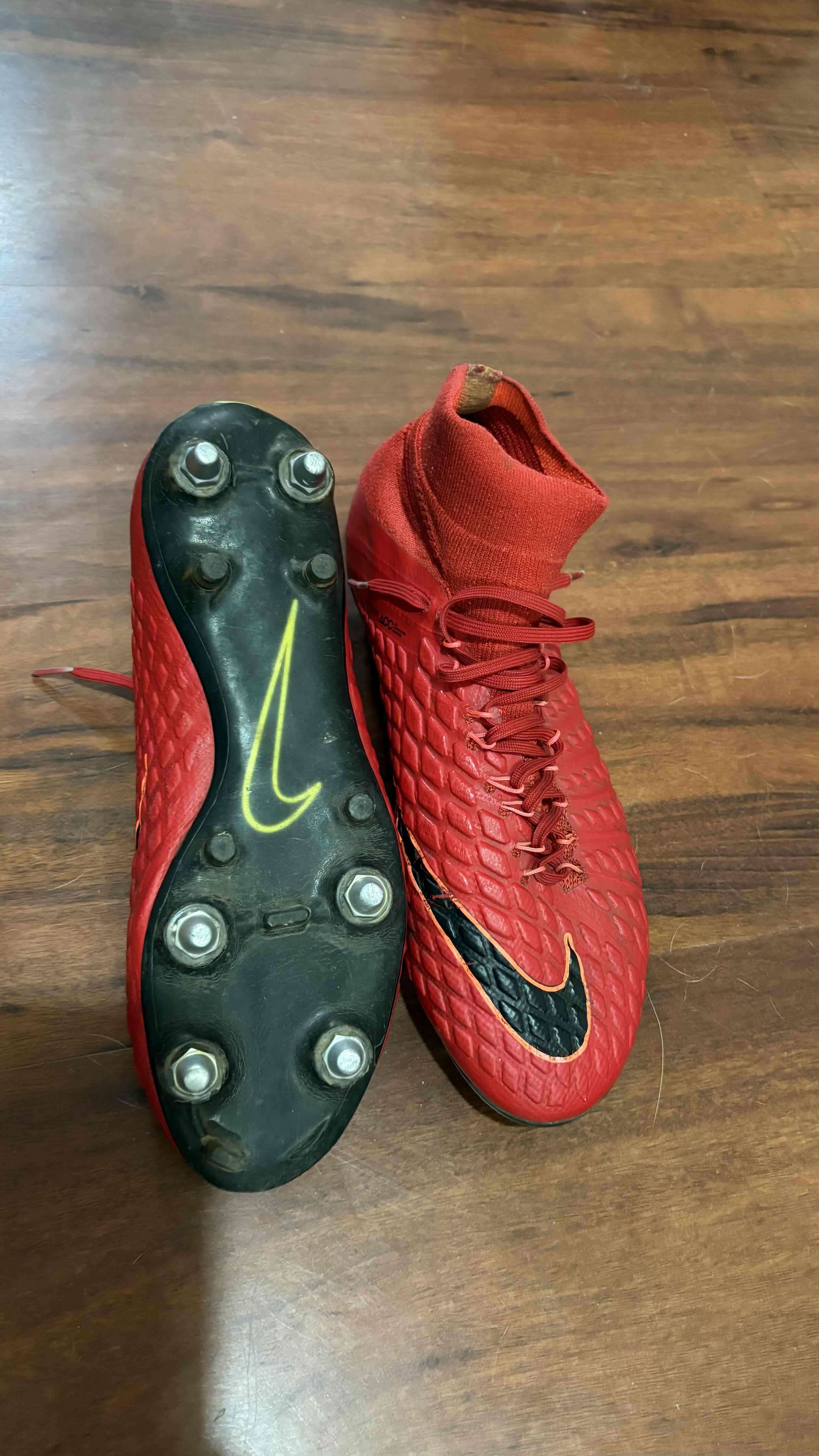 Zapatos de futbol nike Hipervenom Elite rojo - miniatura 3