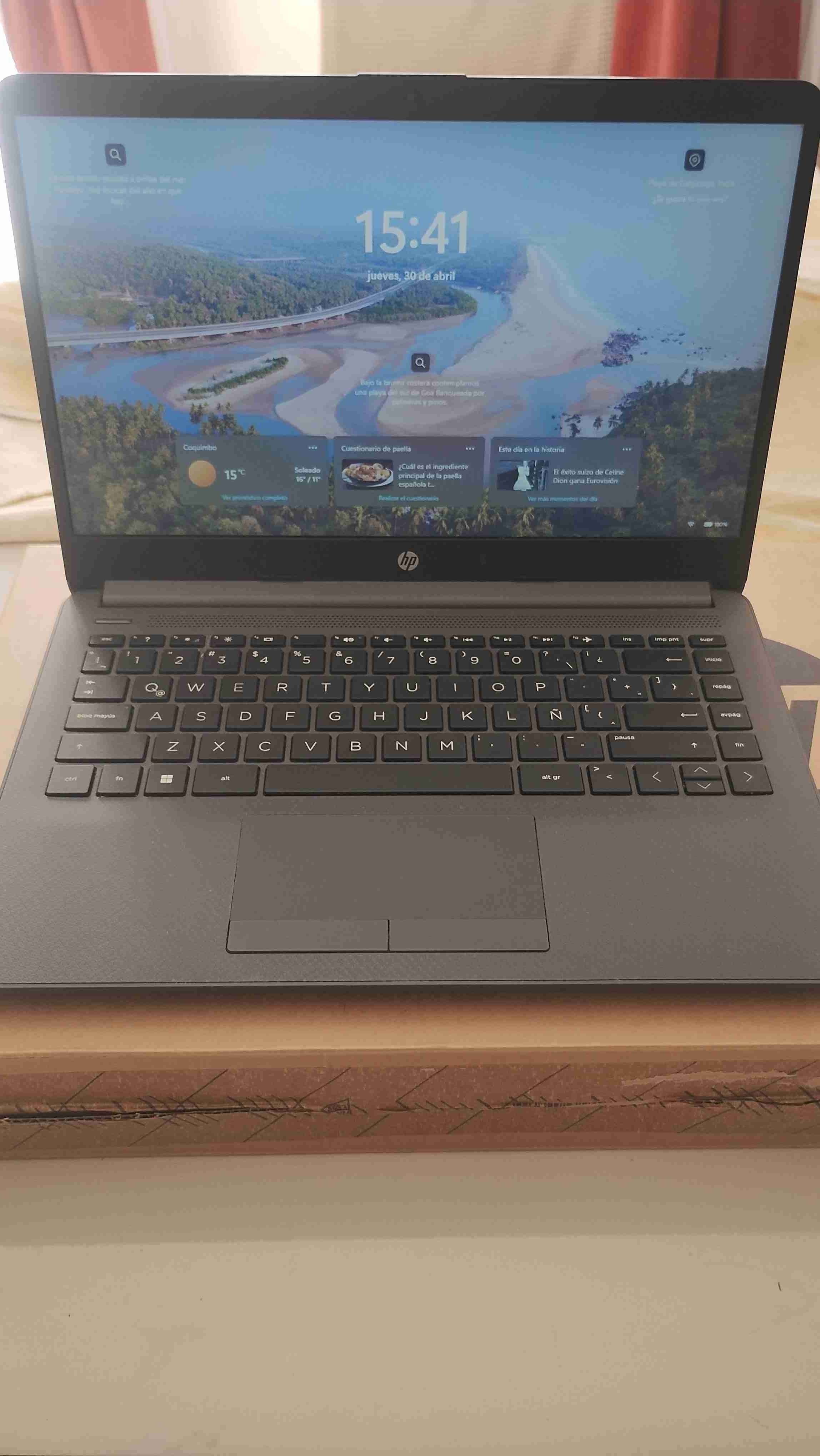 Notebook HP gris