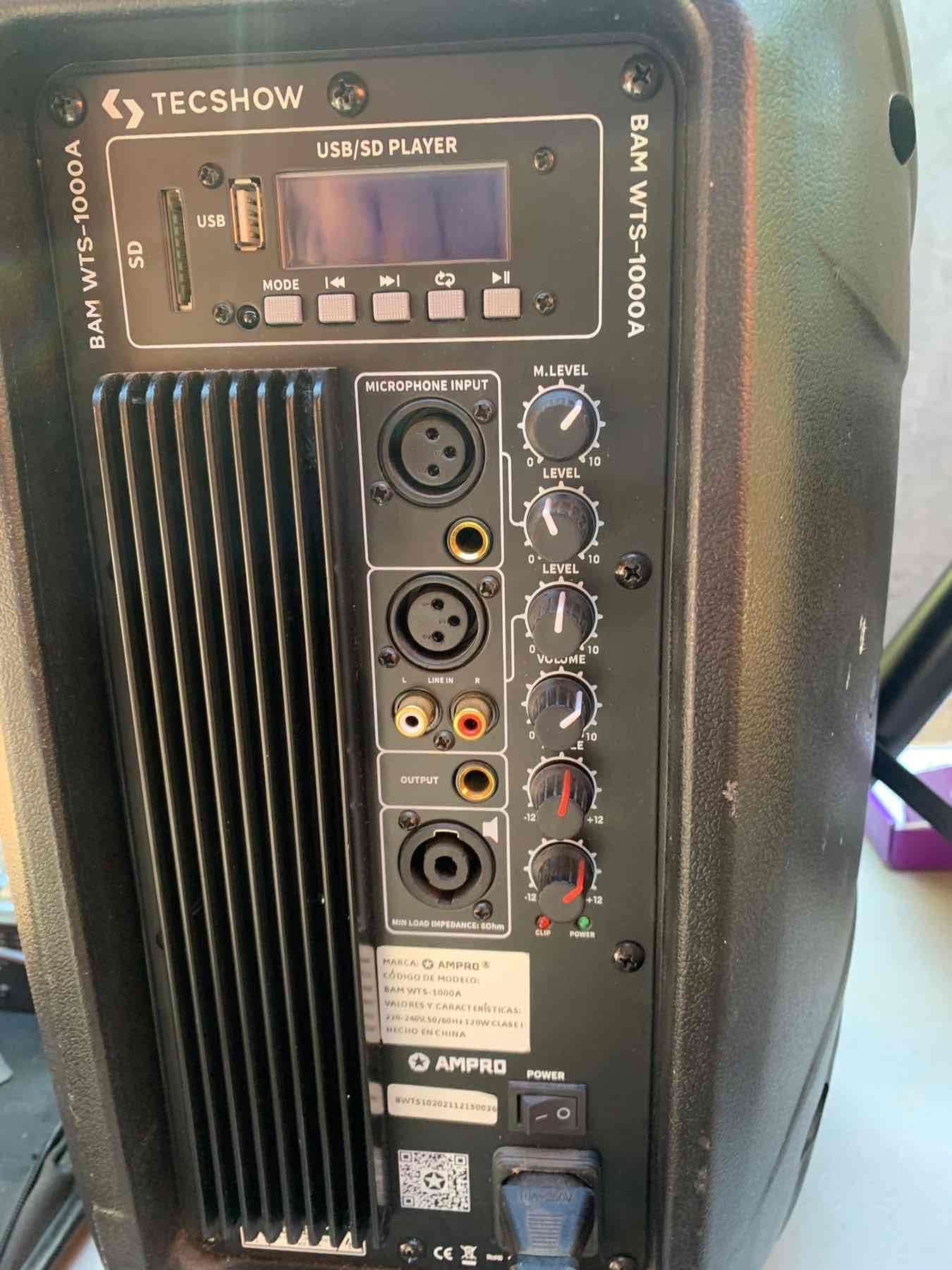 Sistema de sonido profesional con amplificador - miniatura 5