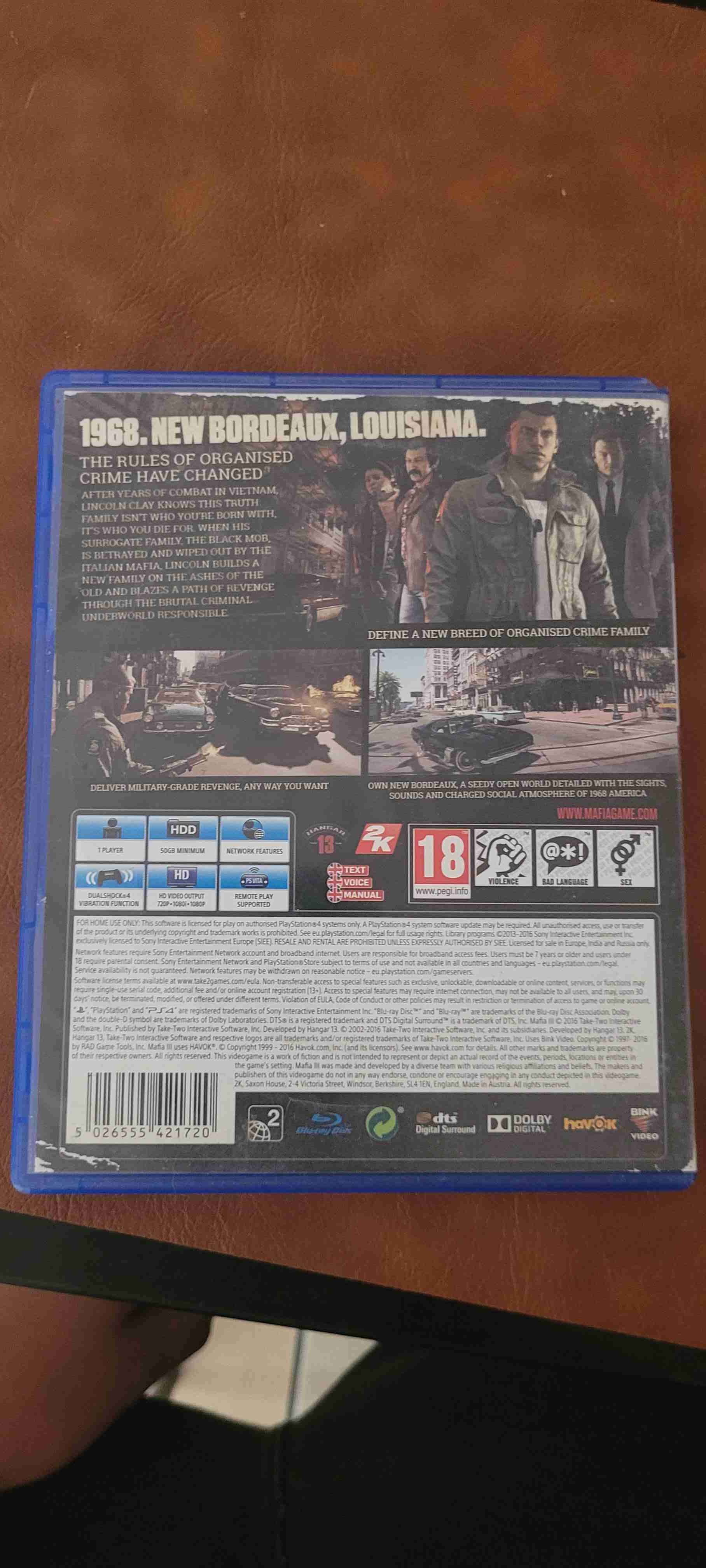 Juego PS4 Mafia III - miniatura 2