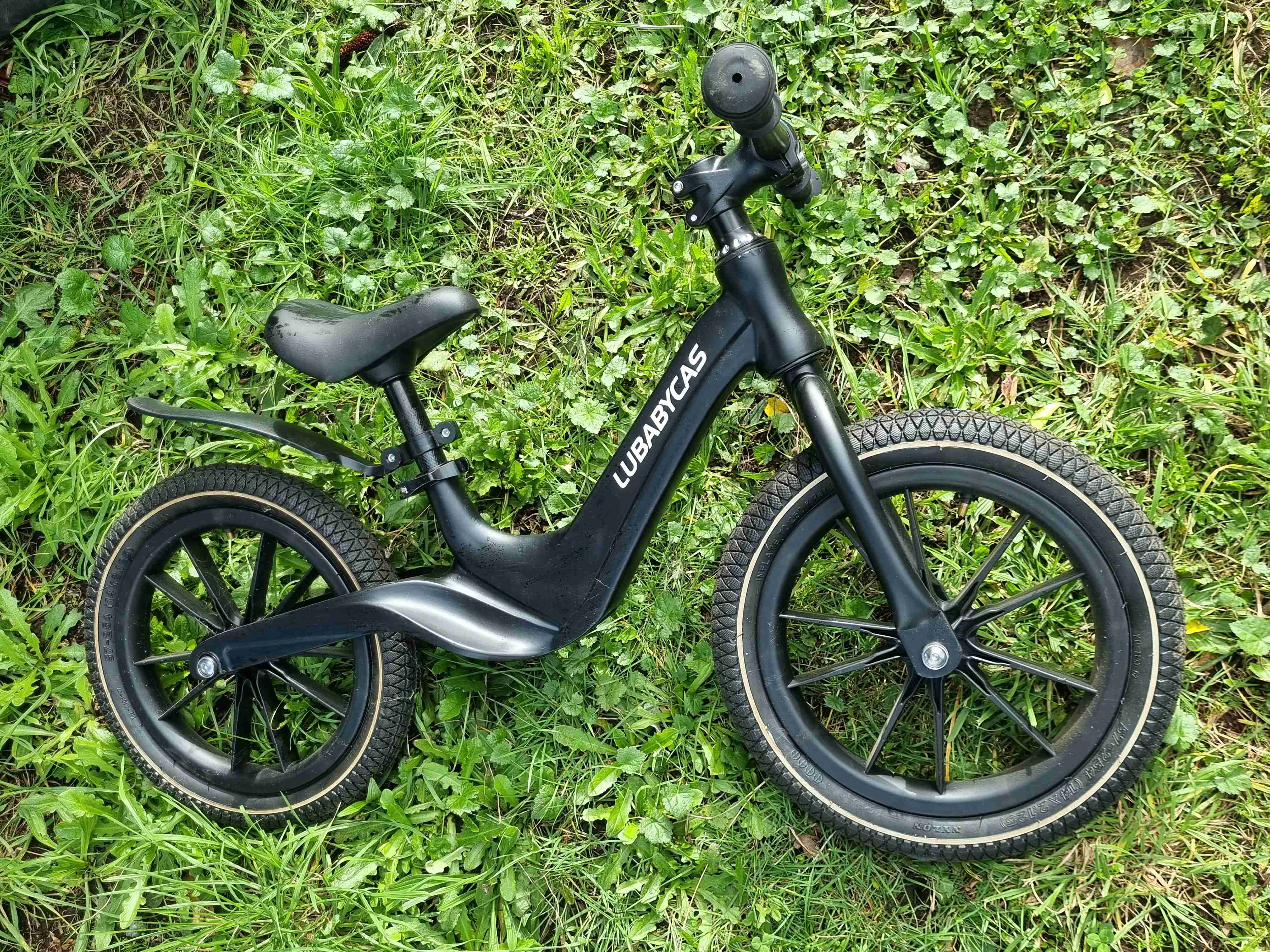 Bicicleta de equilibrio infantil negra - miniatura 1