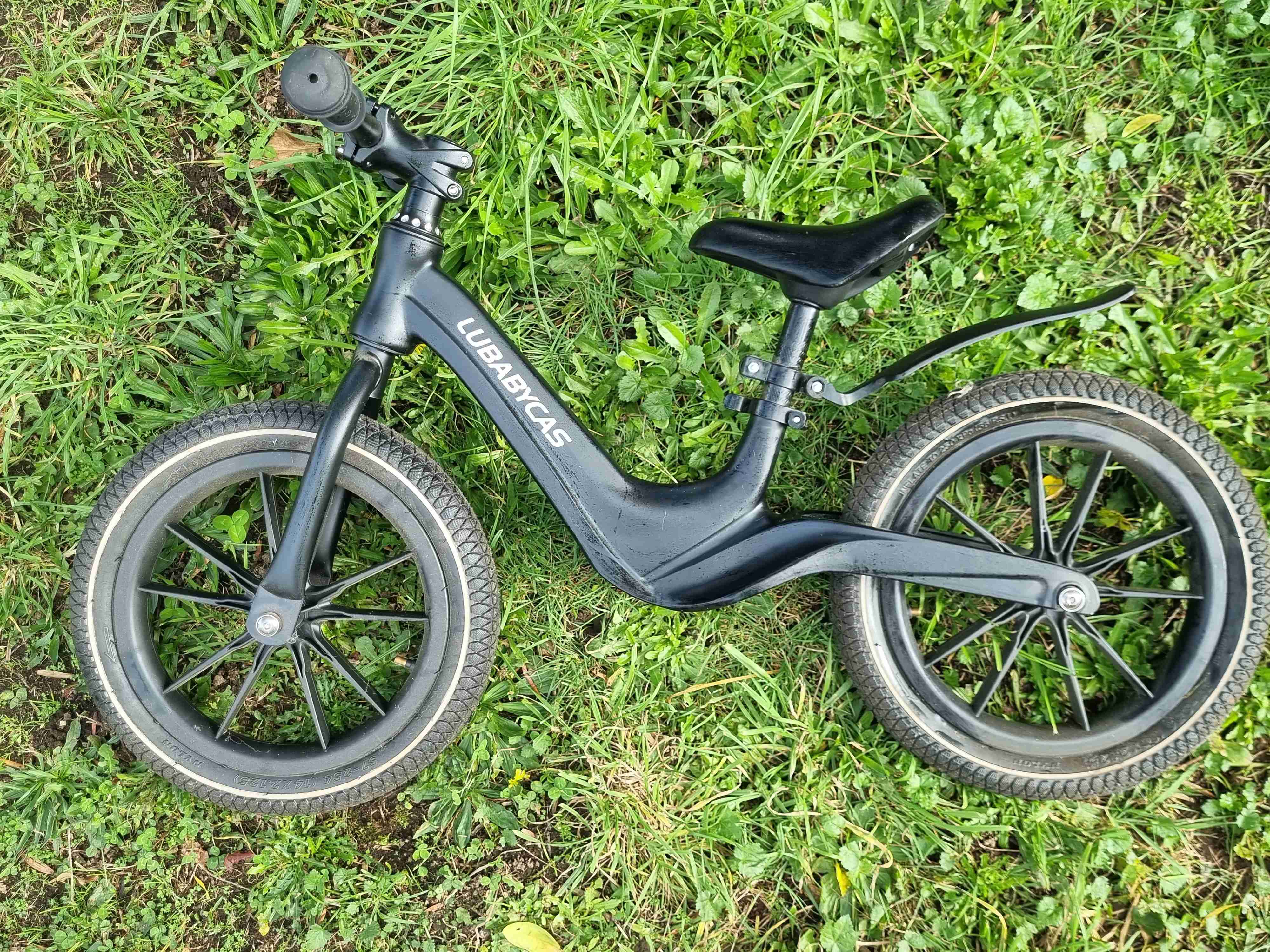 Bicicleta de equilibrio infantil negra - miniatura 5