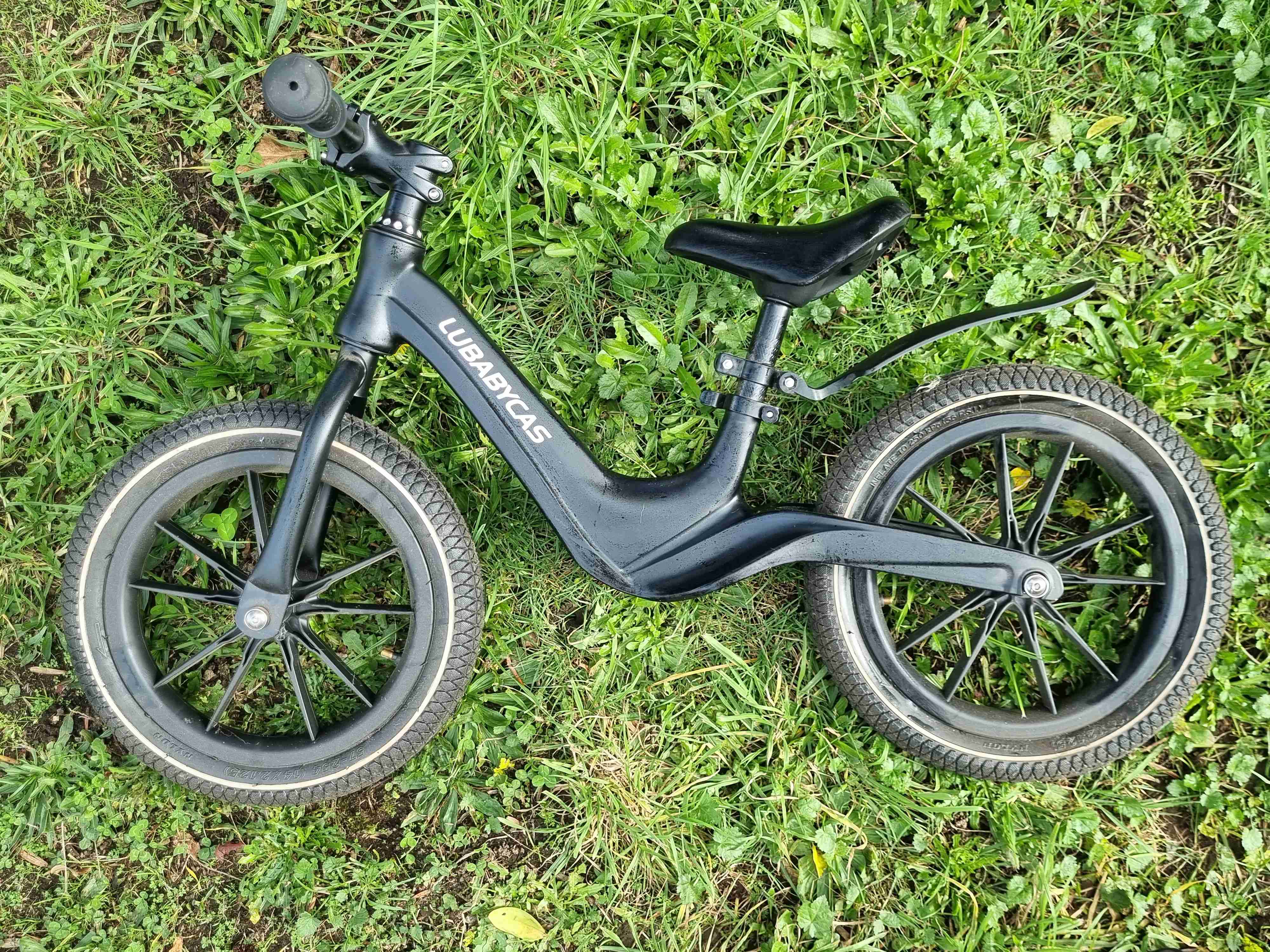 Bicicleta de equilibrio infantil negra - miniatura 6