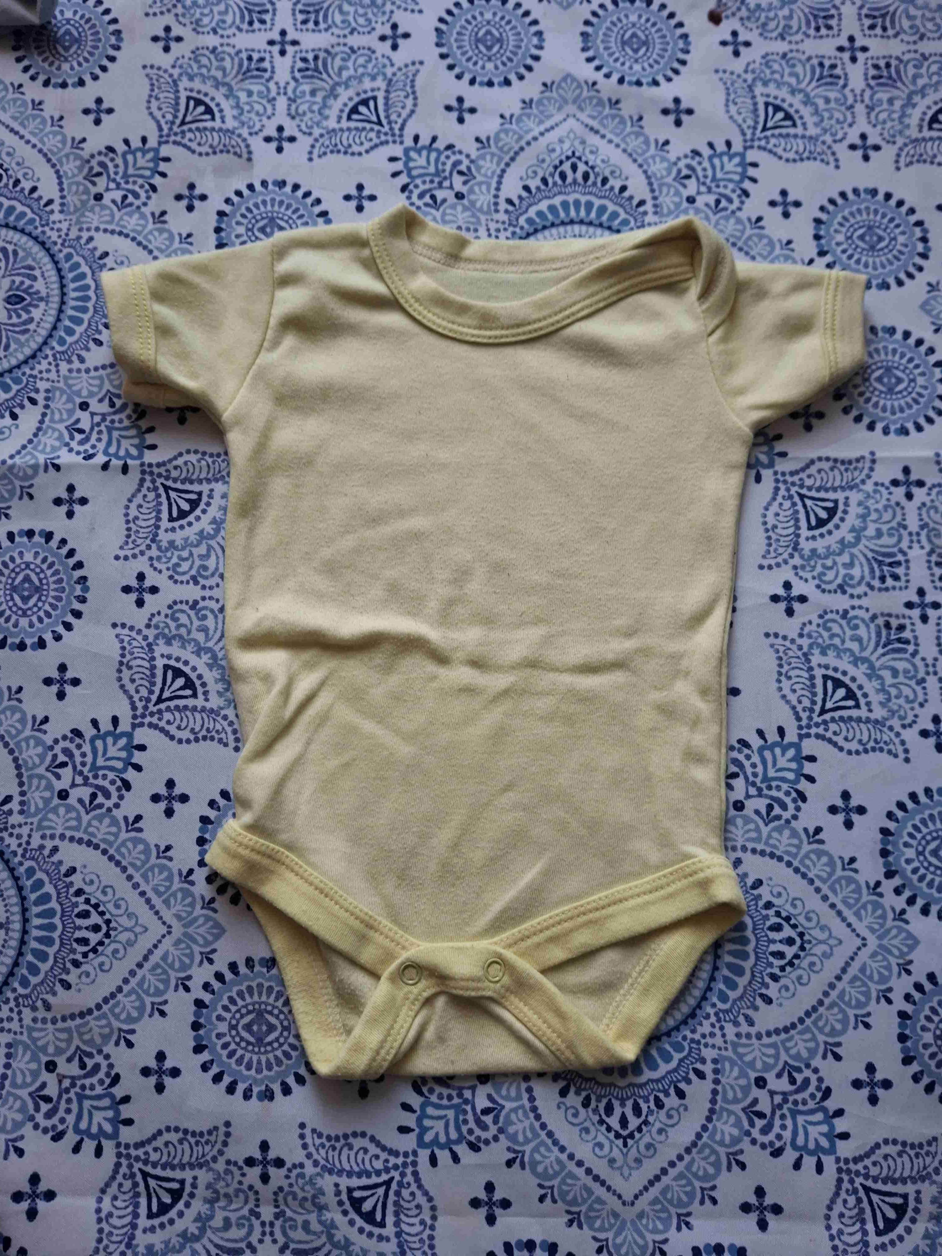 Body bebé amarillo