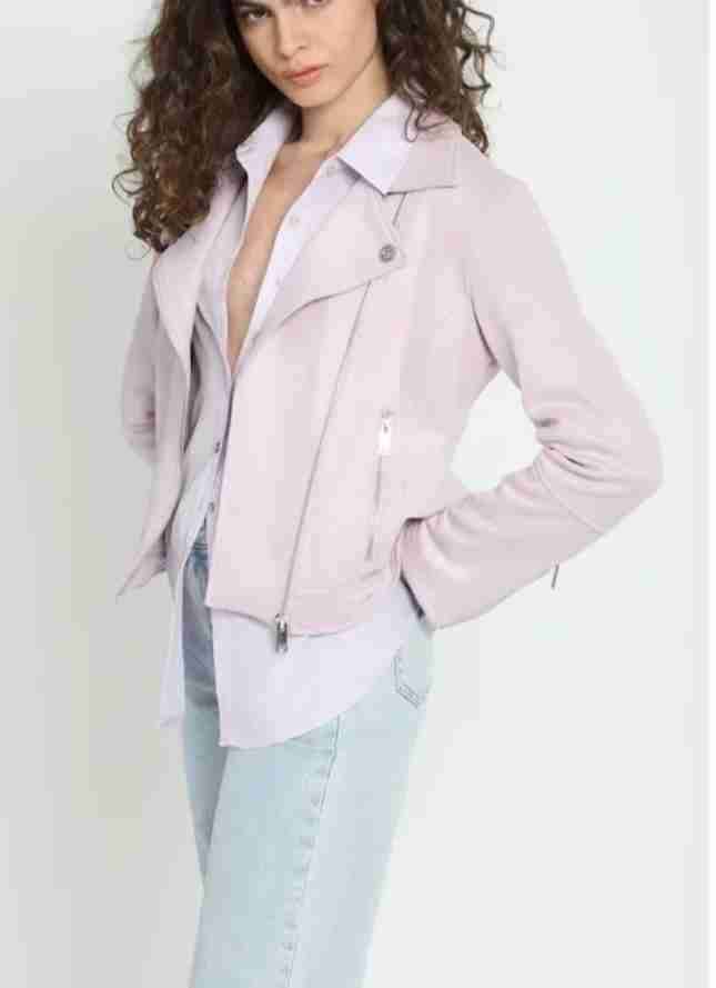 Chaqueta rosa claro con cierre - miniatura 2