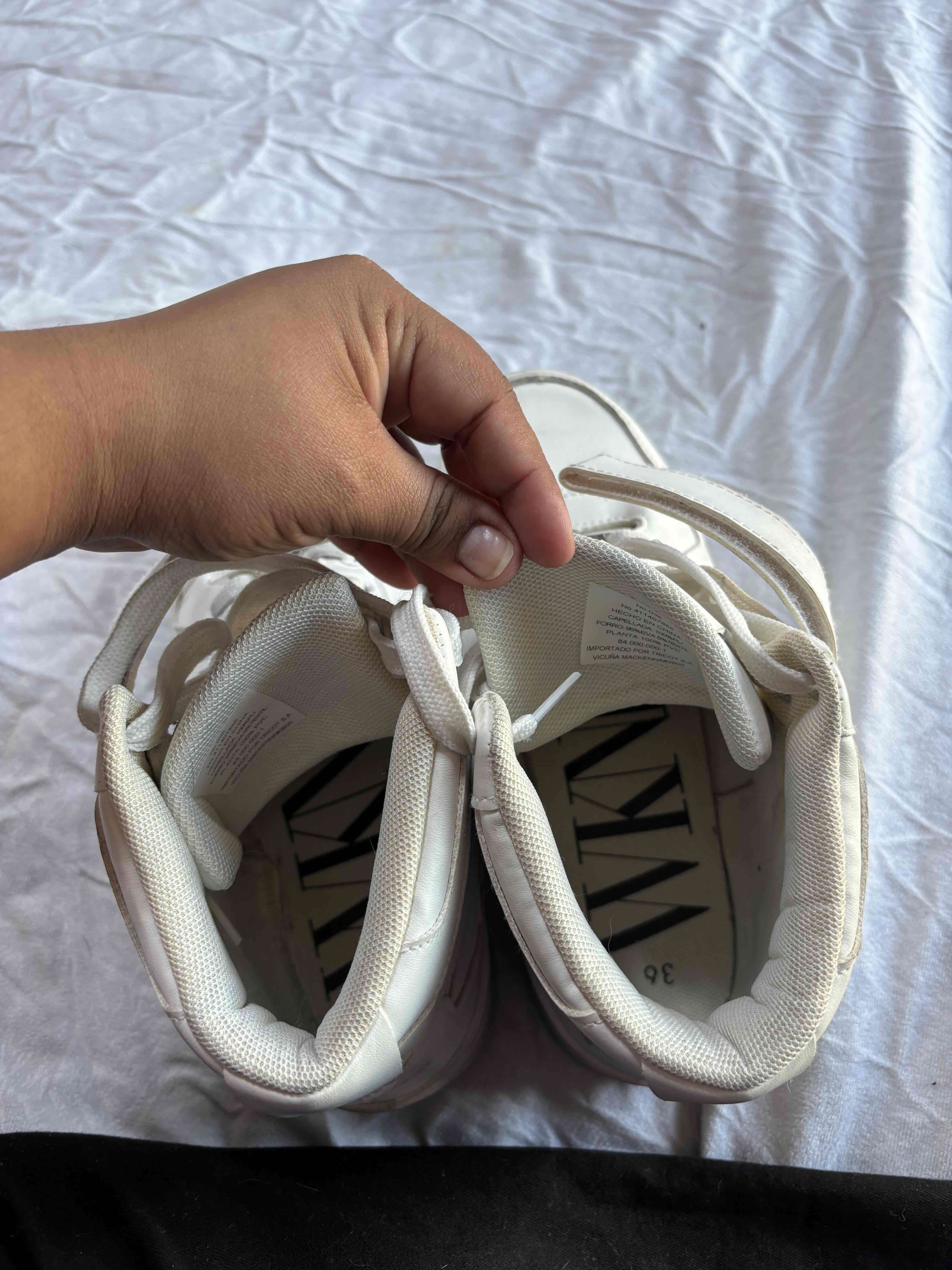 Zapatillas deportivas blancas altas - miniatura 3