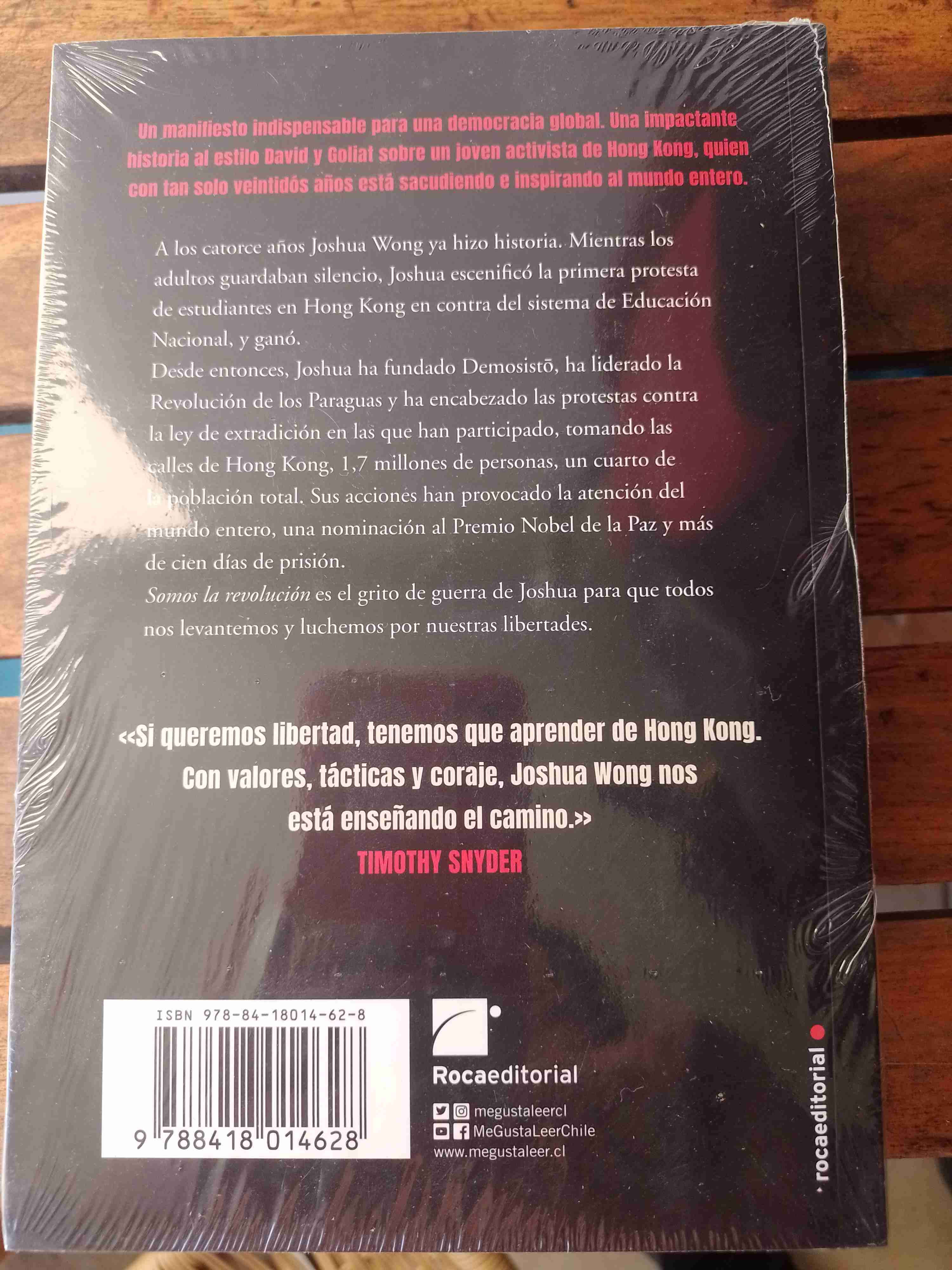 Libro Somos la Revolución Joshua Wong - miniatura 2