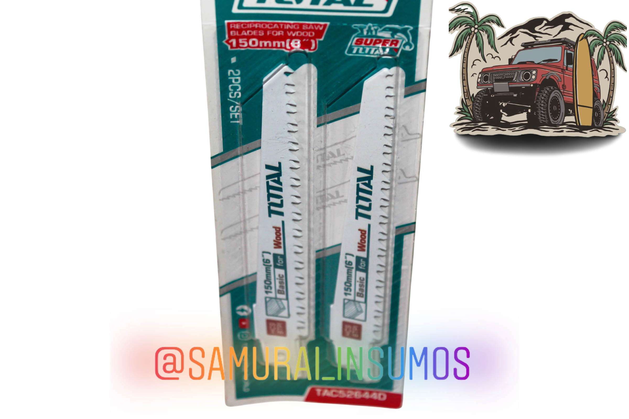 Cuchillas Sierra Sable 150mm Madera-PVC Kit 2 En 1 - miniatura 1