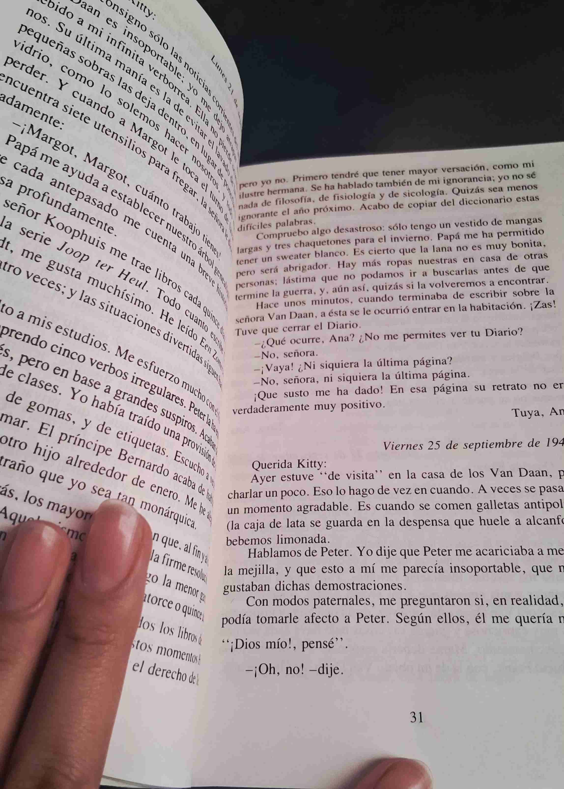Diario de Ana Frank libro usado - miniatura 2