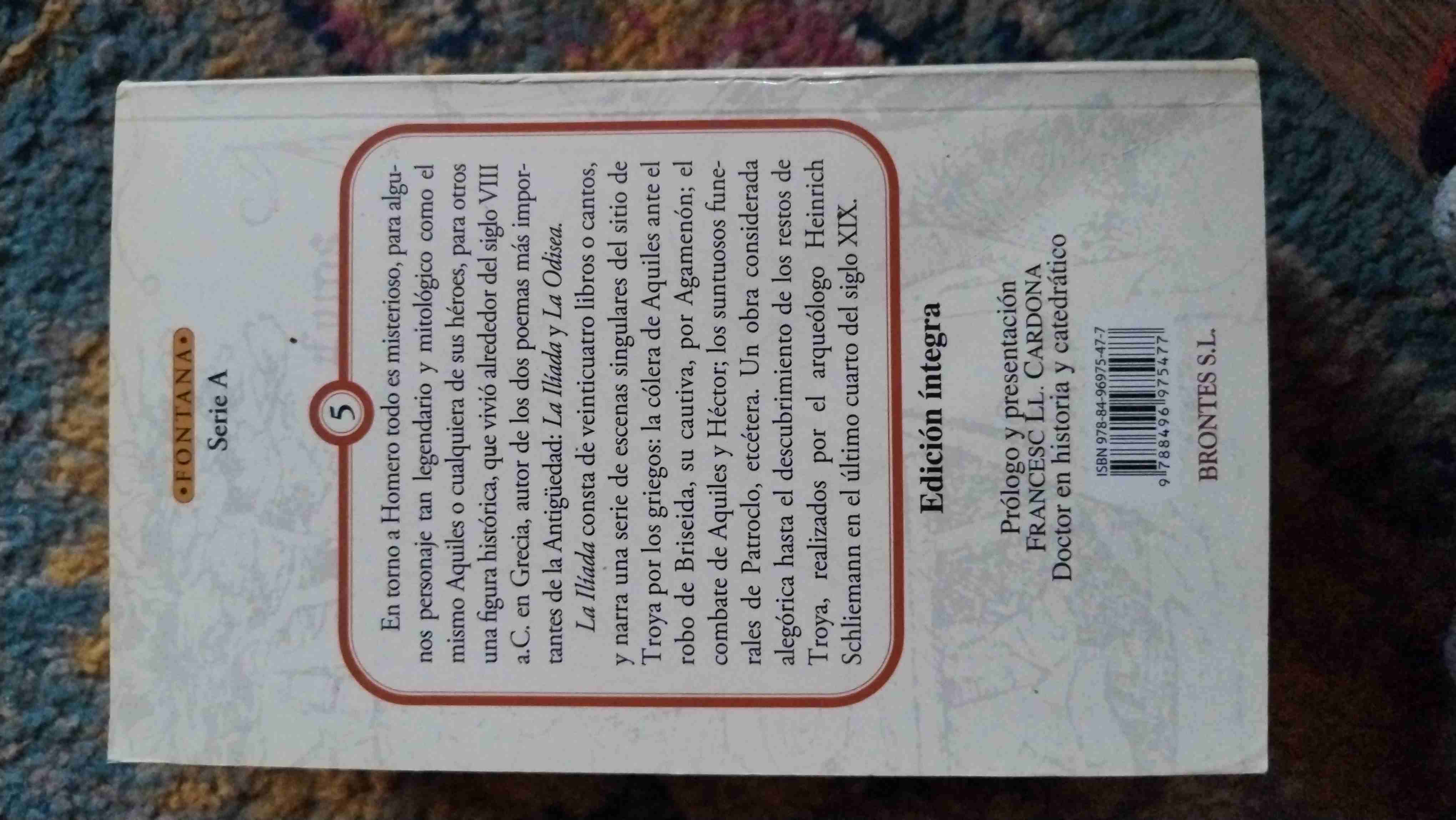 Libro 'La Ilíada' de Homero - miniatura 2